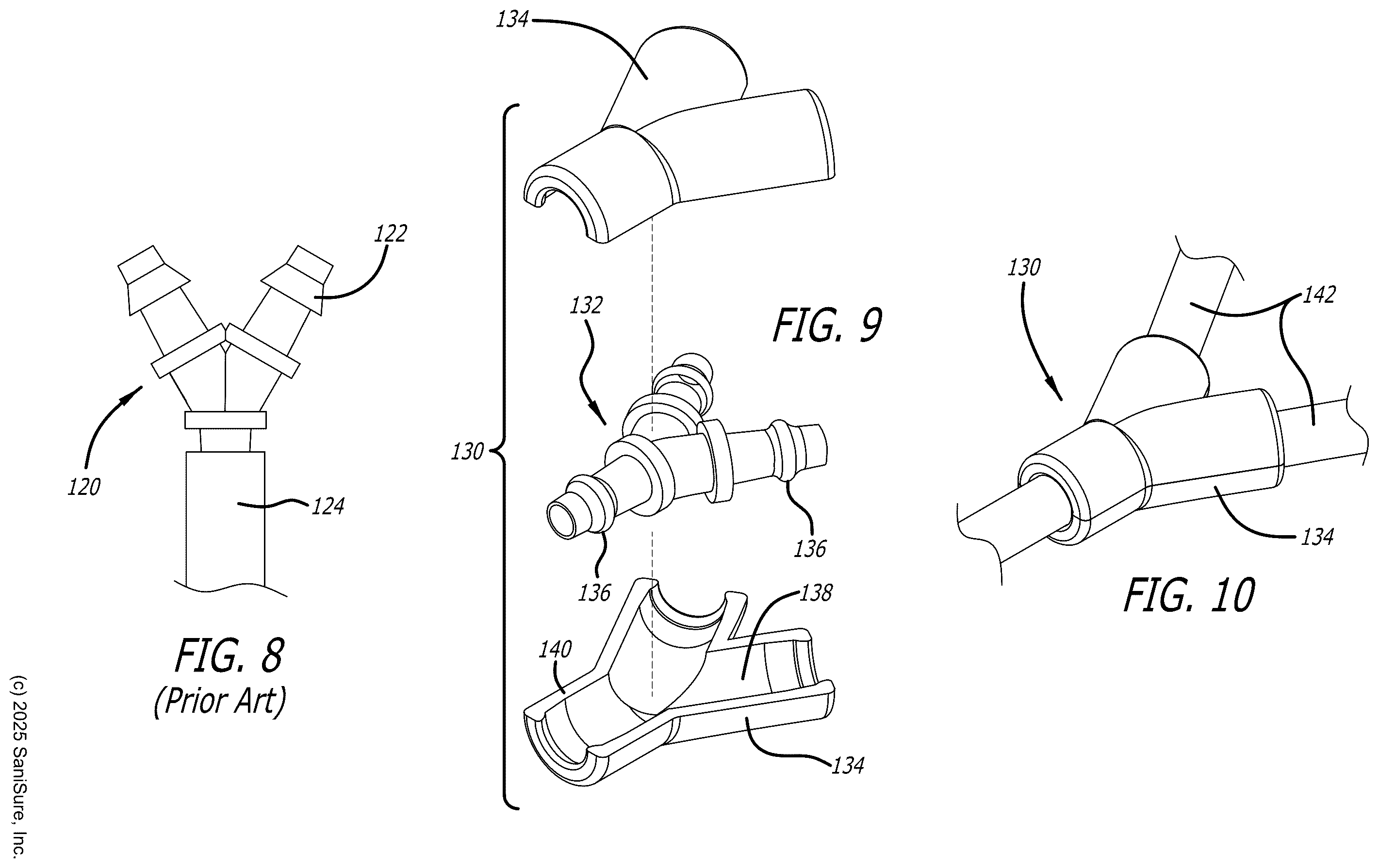 Patent US12492772 Figure 4 – Fluid distribution junctions and assembly methods