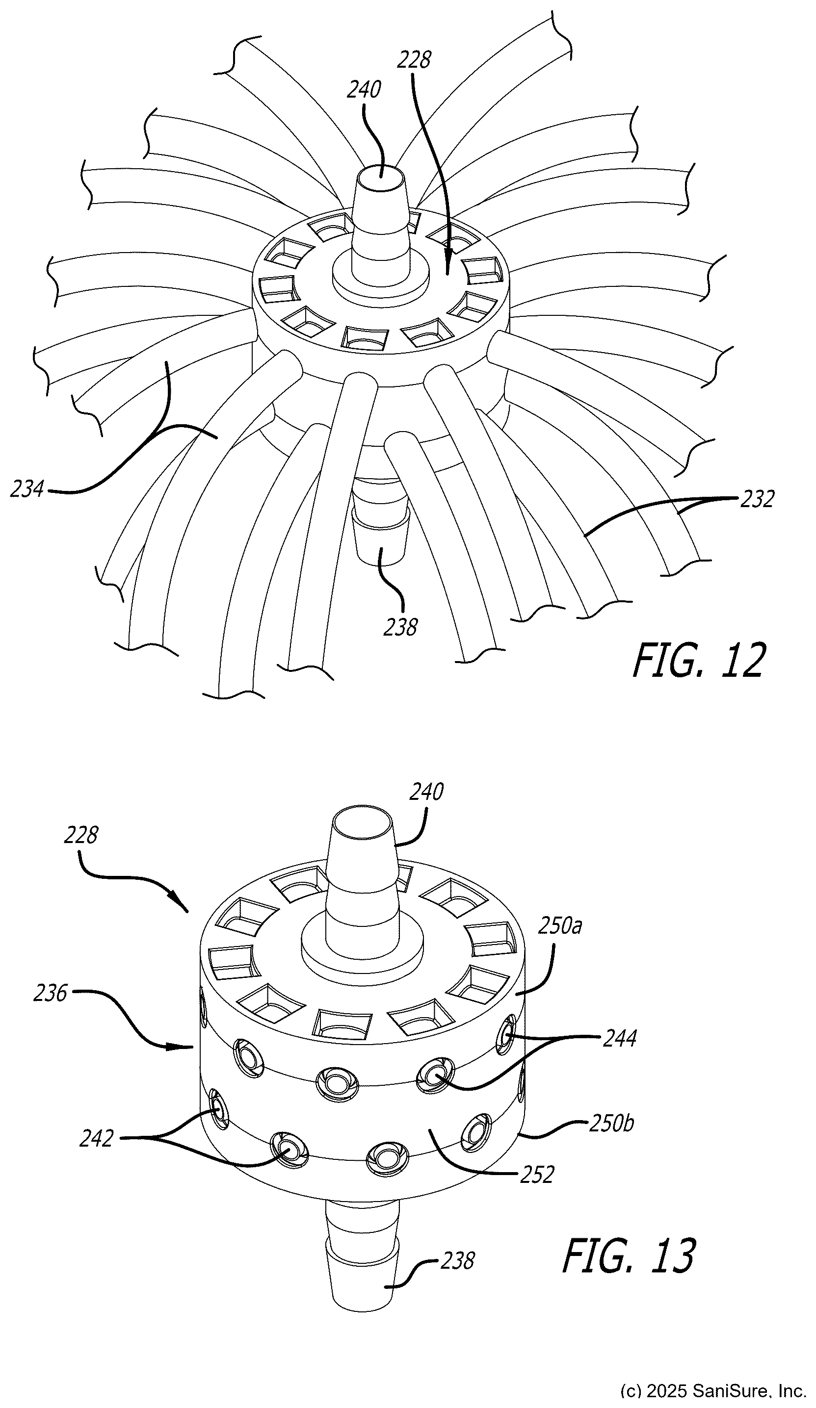 Patent US12492772 Figure 6 – Fluid distribution junctions and assembly methods