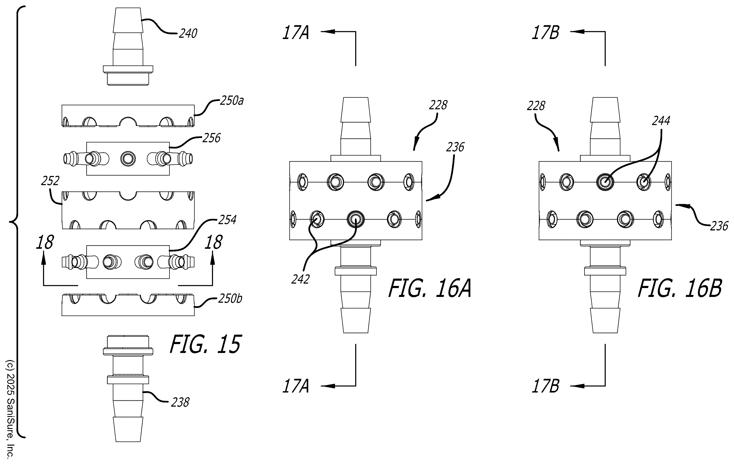 Patent US12492772 Figure 9 – Fluid distribution junctions and assembly methods