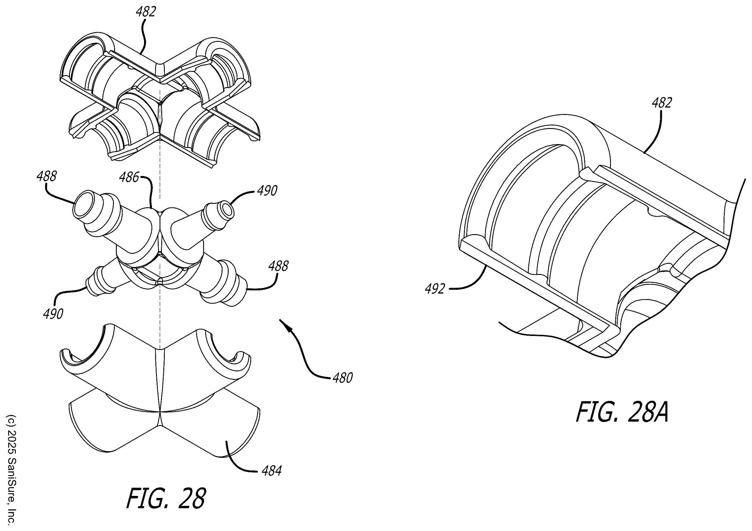 Patent US12492772 Figure 19 – Fluid distribution junctions and assembly methods