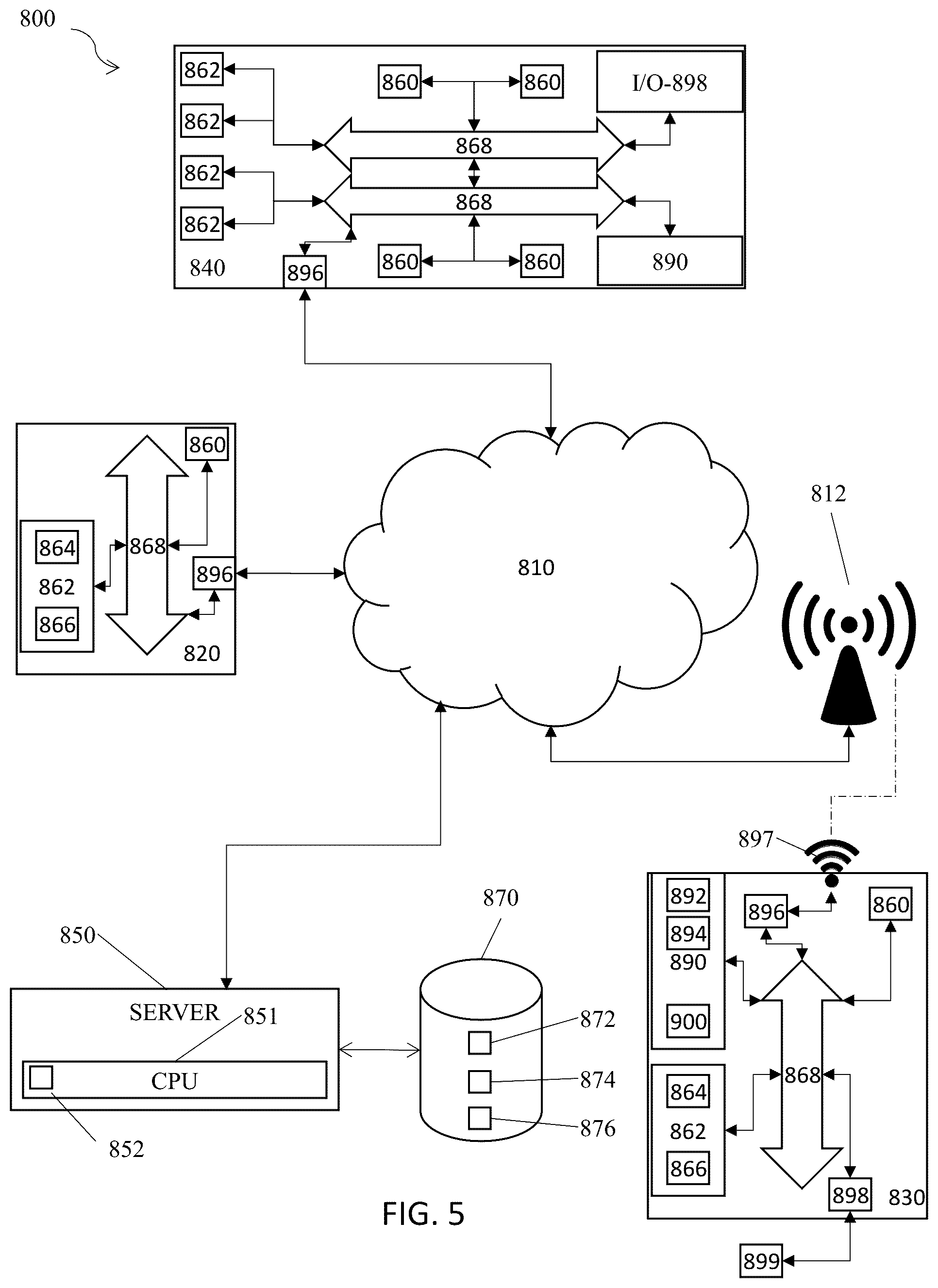 Patent US12492773 Figure 5 – Wye connector for a plurality of devices connected to a fluid source