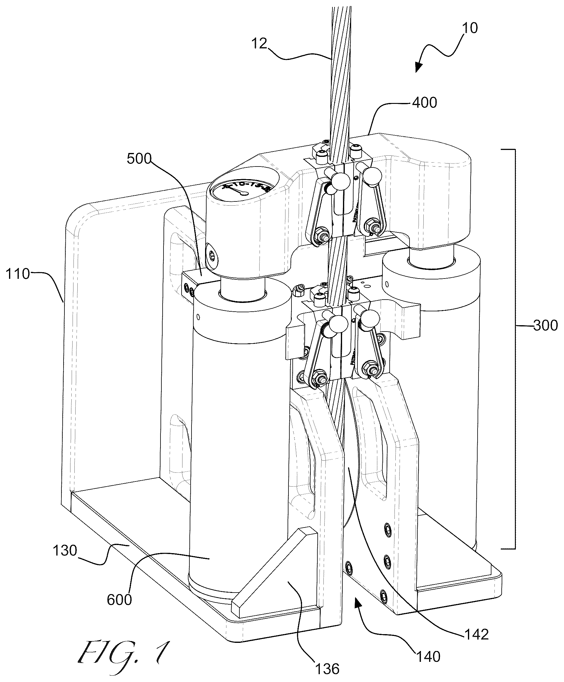 Patent US12492776 — Apparatus for lateral cable pulling and pipe replacement — Figure 1