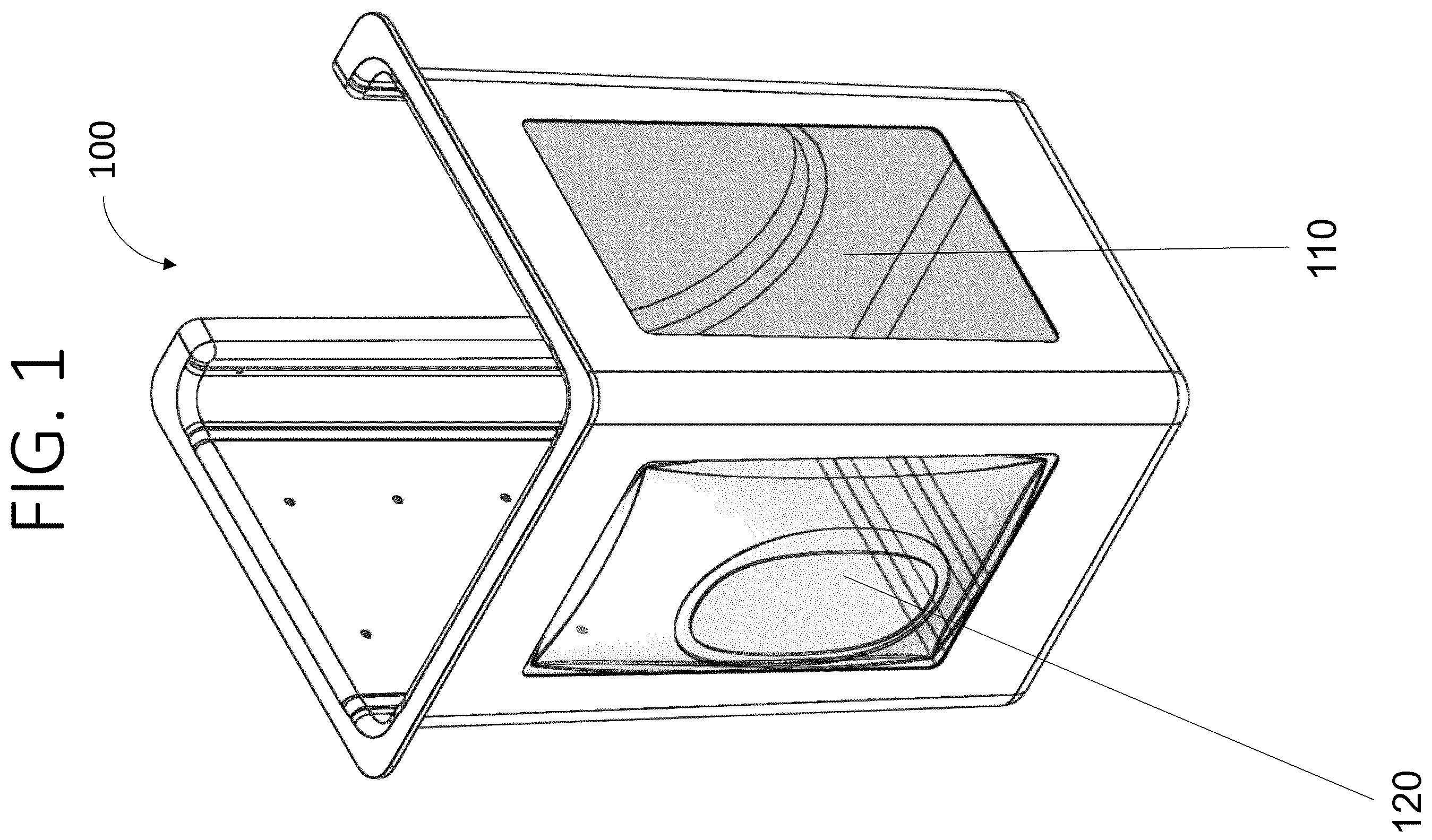 Patent US12492779 Figure 1 – Mounting system for elevating platform
