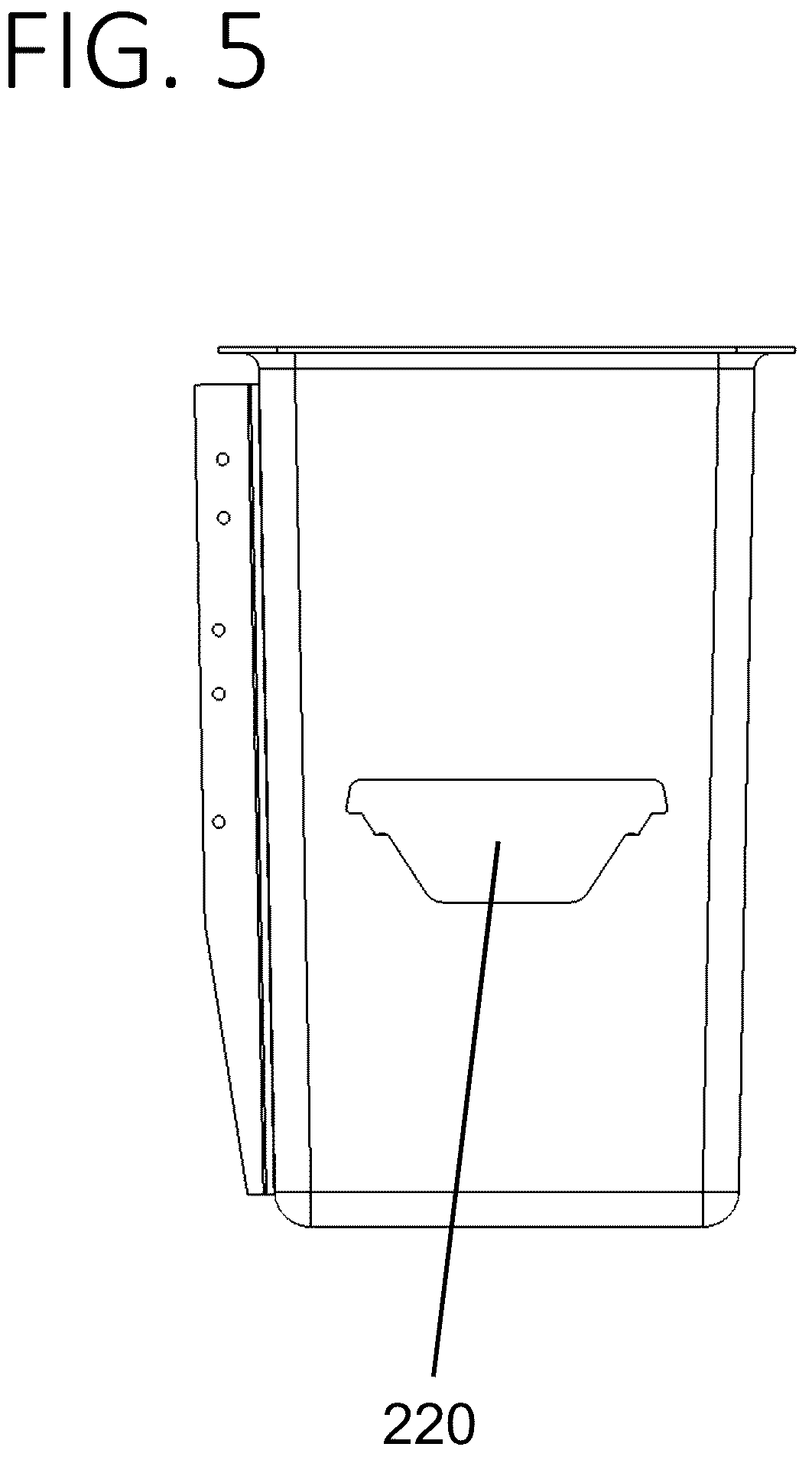Patent US12492779 Figure 5 – Mounting system for elevating platform
