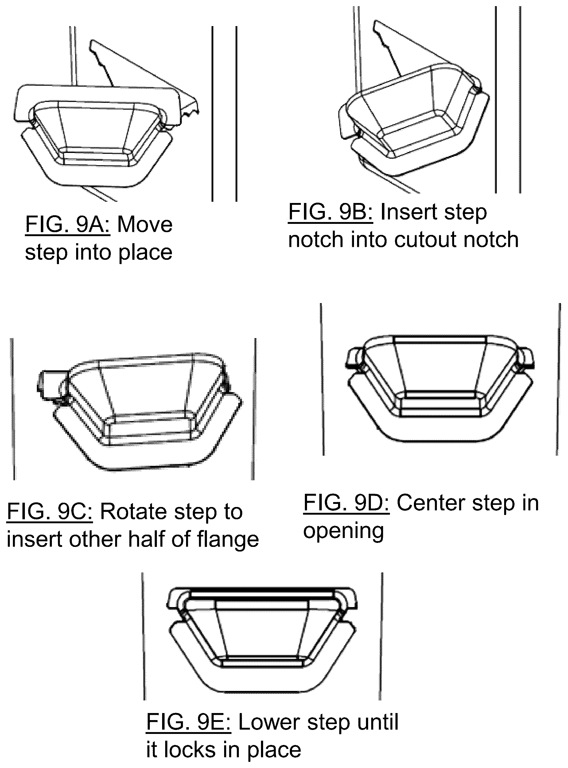Patent US12492779 Figure 9 – Mounting system for elevating platform