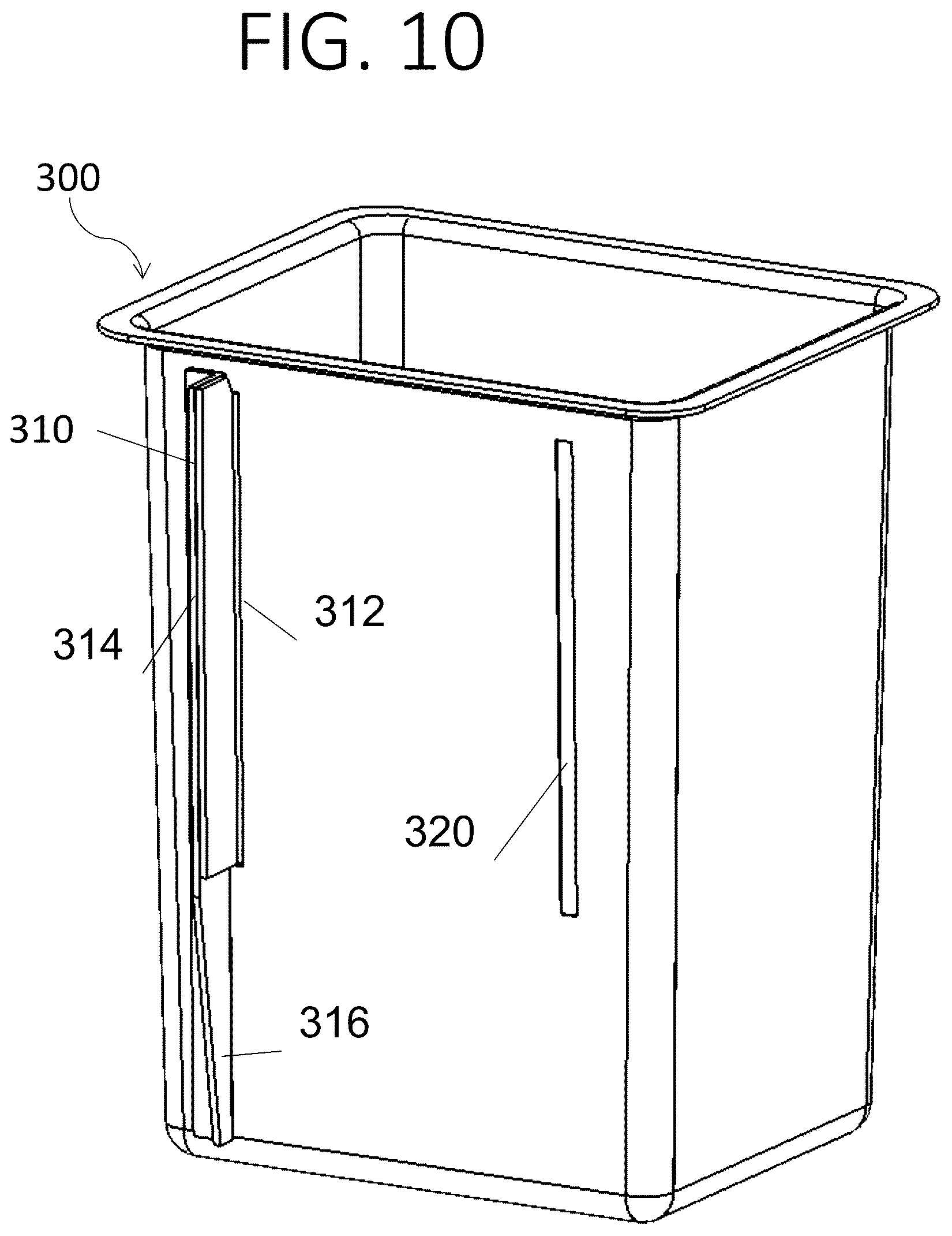 Patent US12492779 Figure 10 – Mounting system for elevating platform