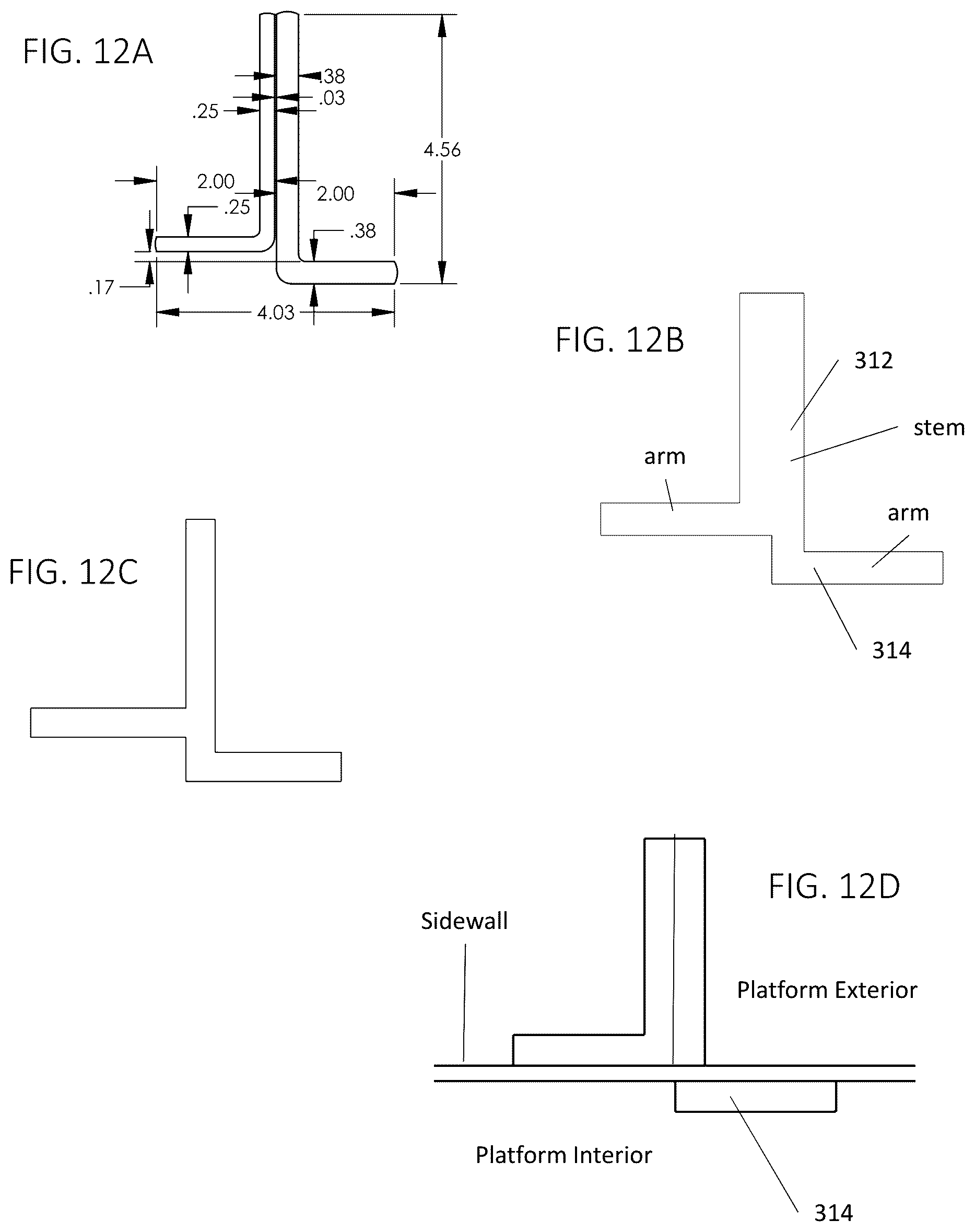 Patent US12492779 Figure 12 – Mounting system for elevating platform