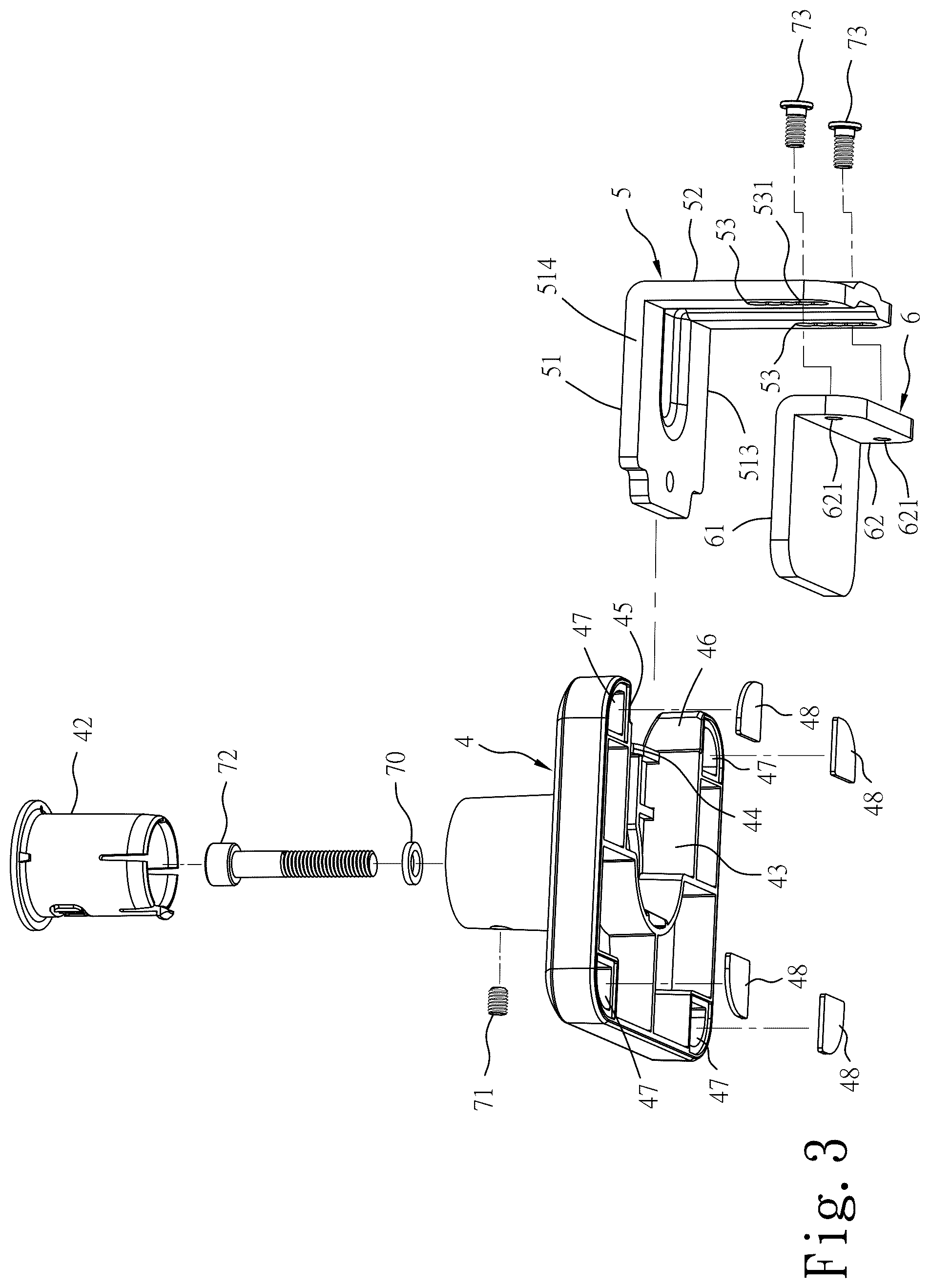 Patent US12492780 Figure 3 – Monitor stand base structure