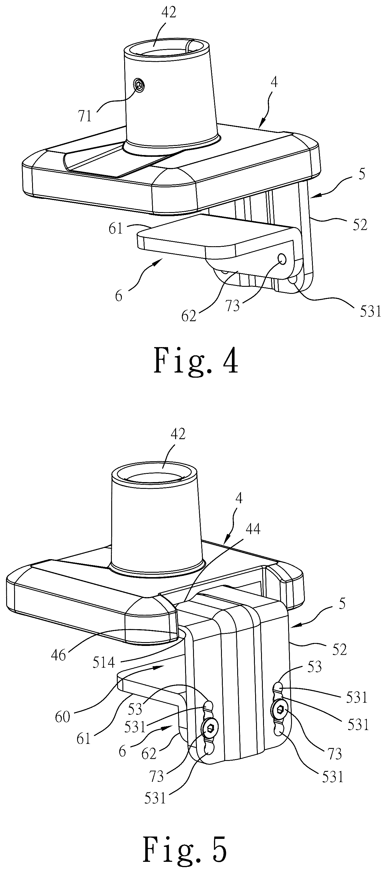 Patent US12492780 Figure 4 – Monitor stand base structure