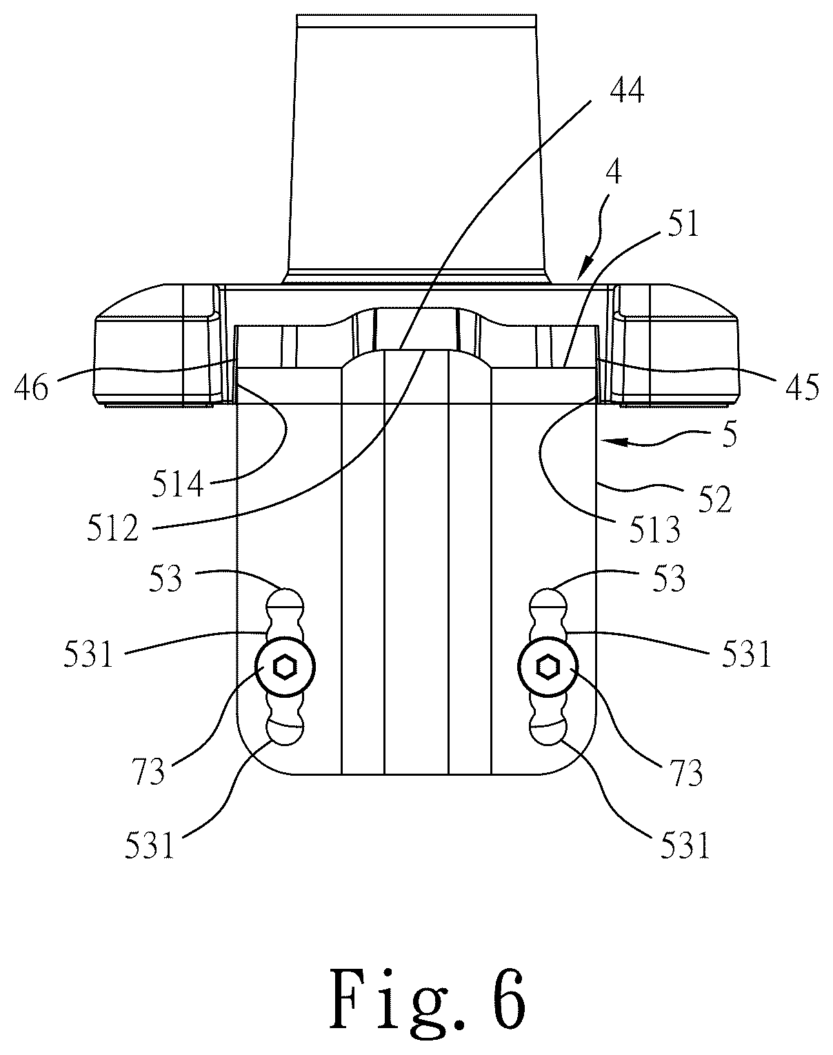 Patent US12492780 Figure 5 – Monitor stand base structure