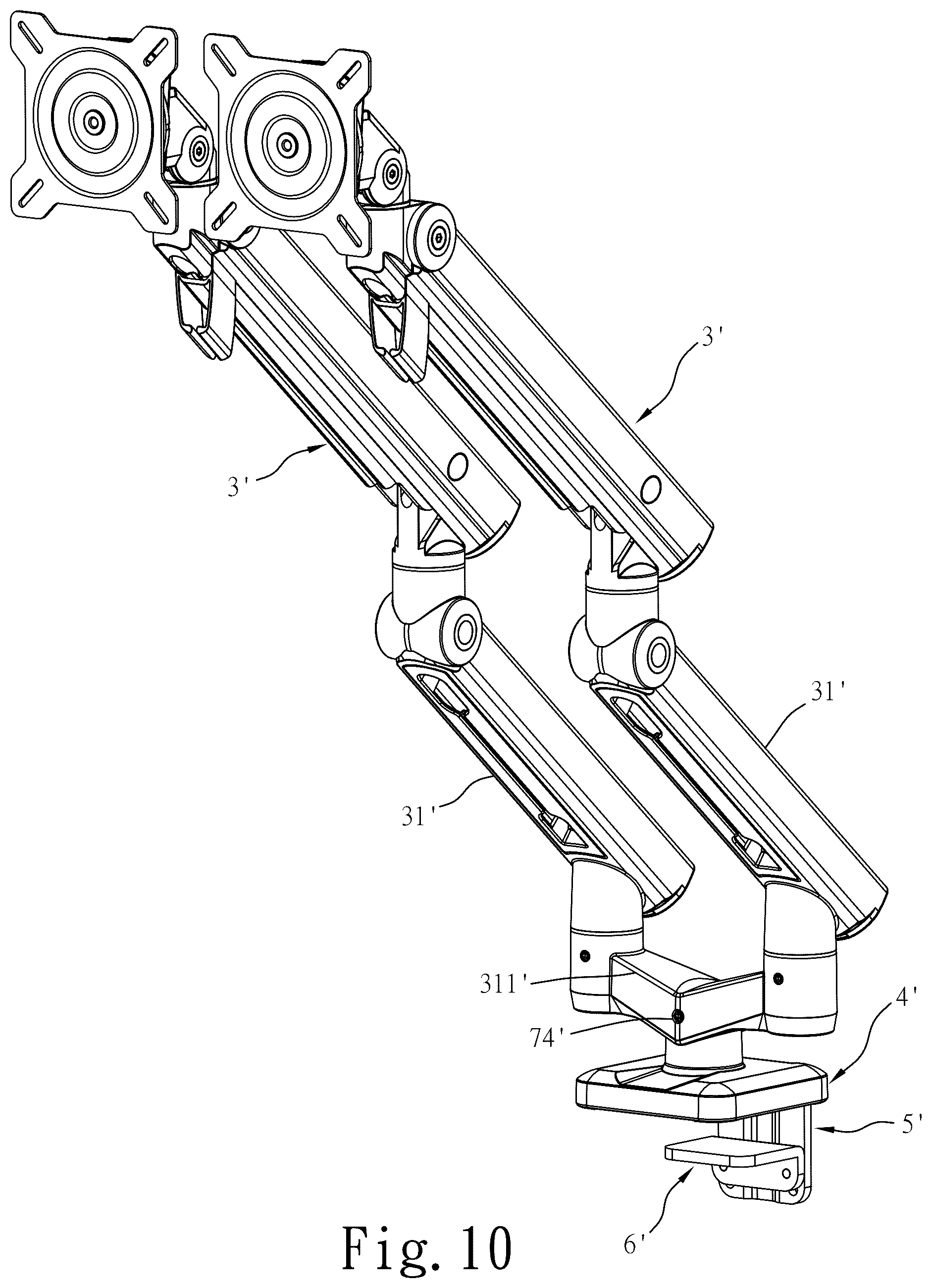 Patent US12492780 Figure 9 – Monitor stand base structure