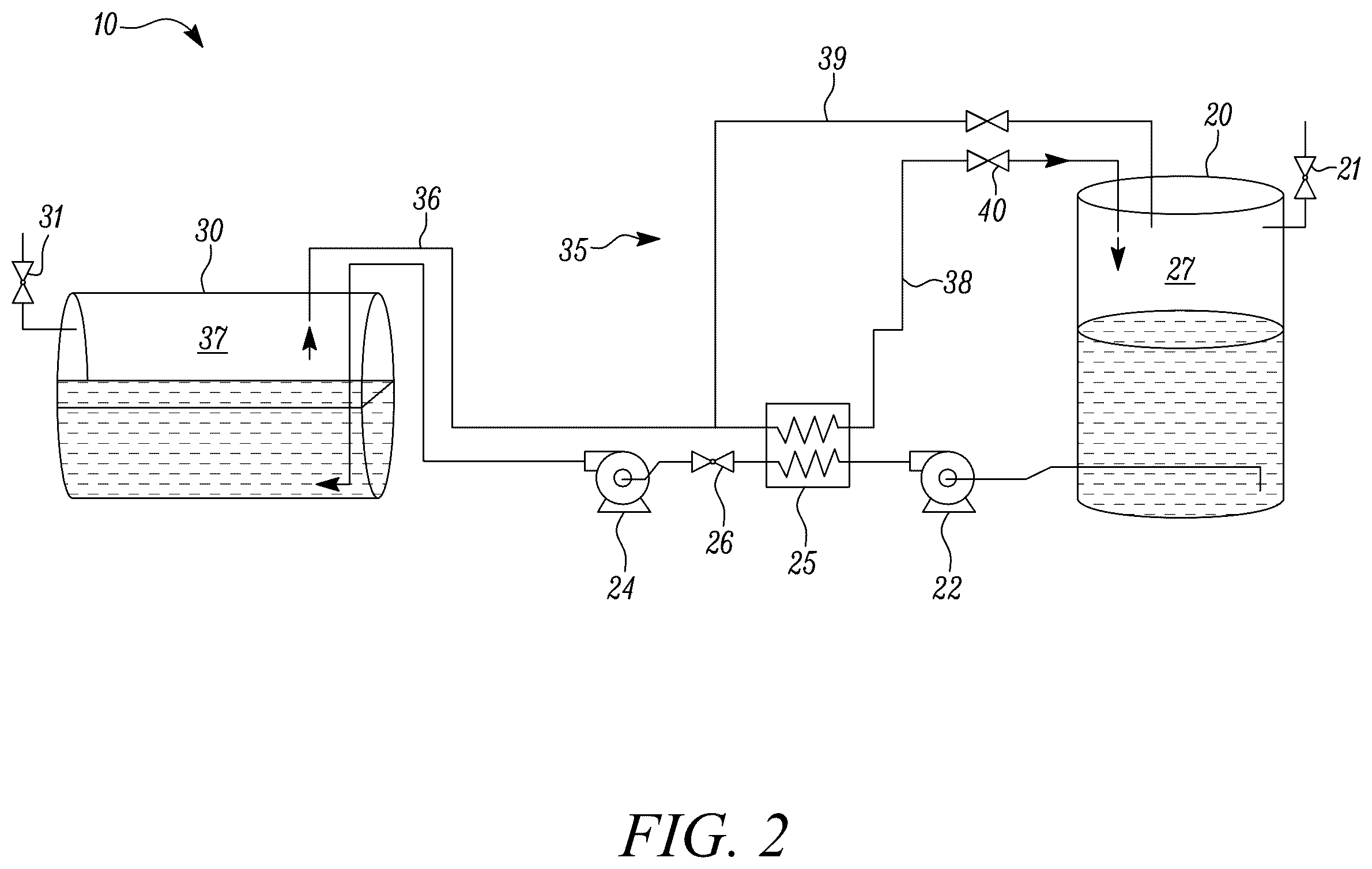 Patent US12492784 Figure 2 – System and method for high flow rate liquid hydrogen tank filling