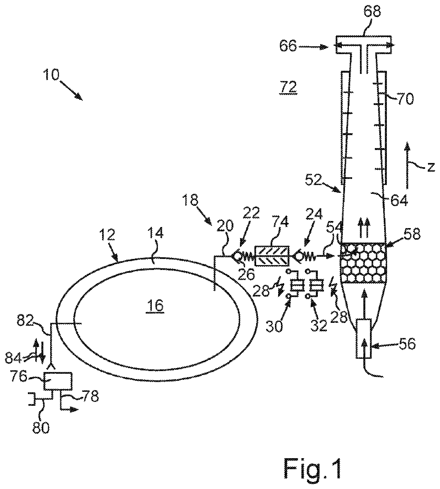 Patent US12492785 Figure 1 – Compressed gas tank and method for operating a compressed gas tank