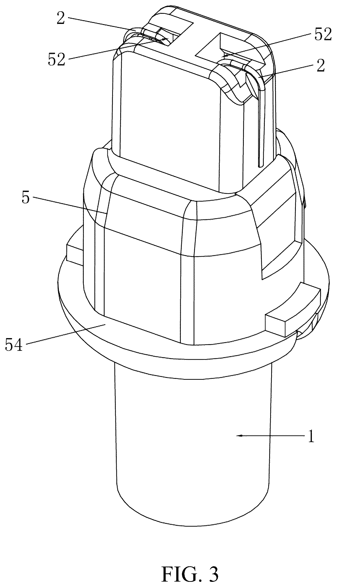 Patent US12492786 Figure 3 – Light emitting diode (LED) light bulb and string light using LED light bulb