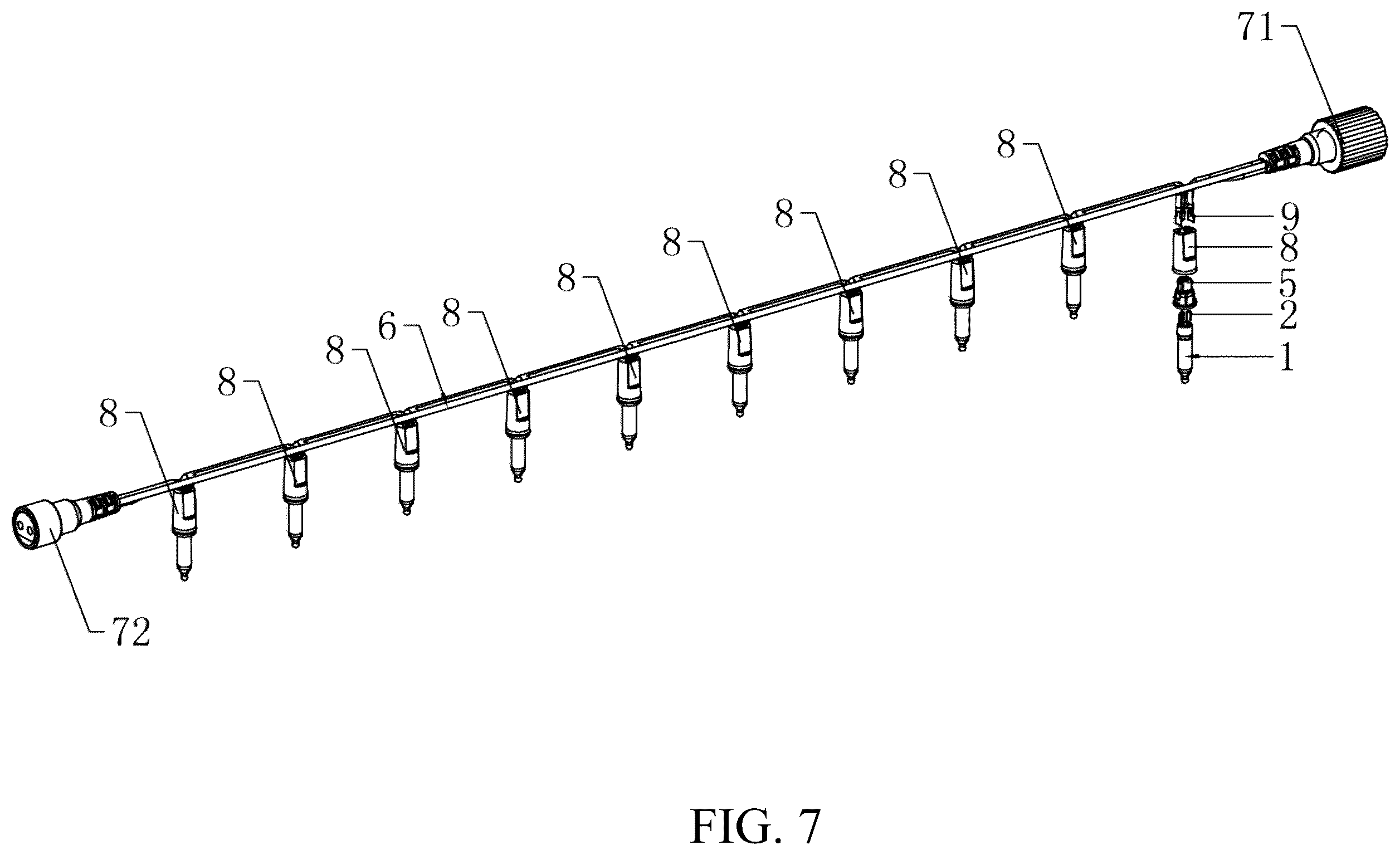 Patent US12492786 Figure 7 – Light emitting diode (LED) light bulb and string light using LED light bulb