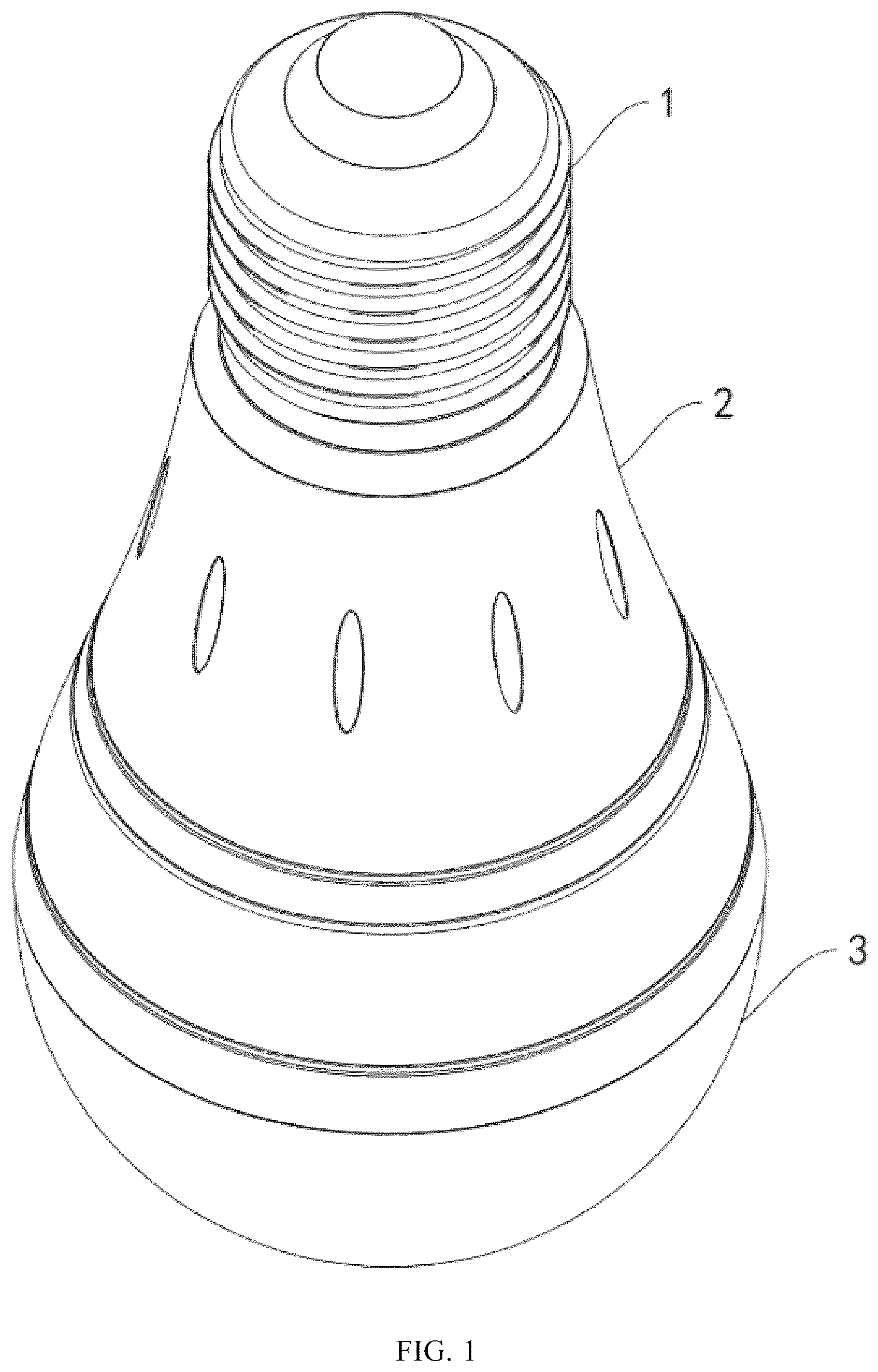 Patent US12492789 Figure 1 – Charging emergency light bulb