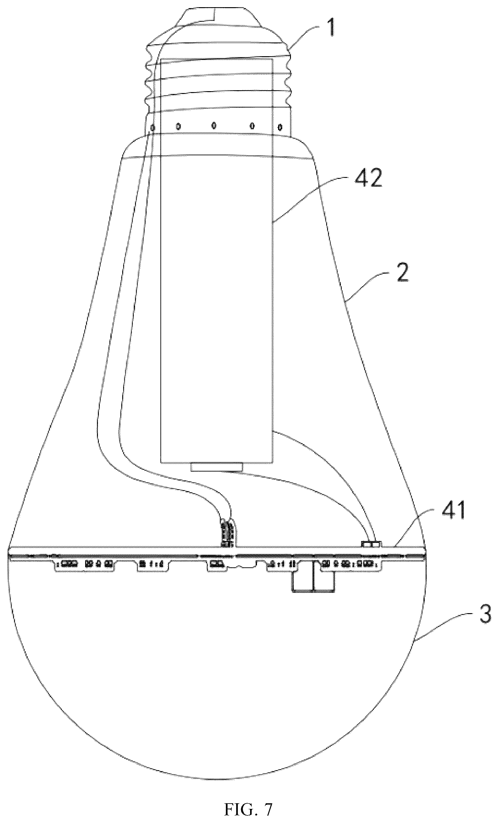 Patent US12492789 Figure 7 – Charging emergency light bulb