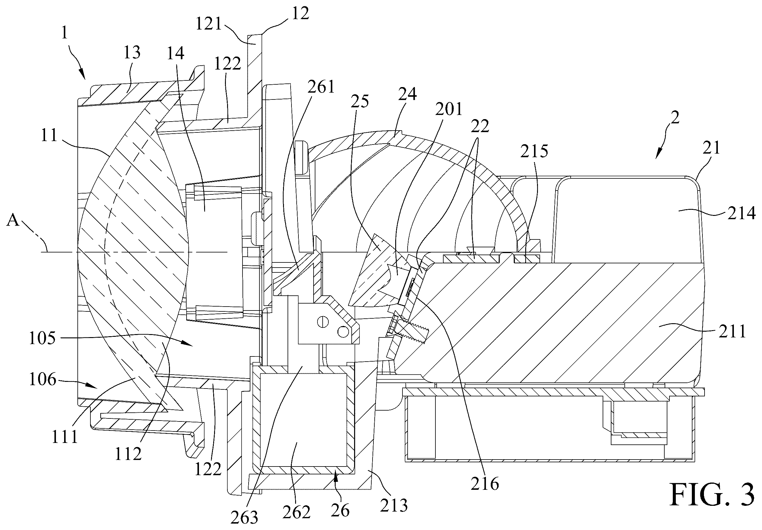 Patent US12492795 Figure 3 – Lens module and car light having the same