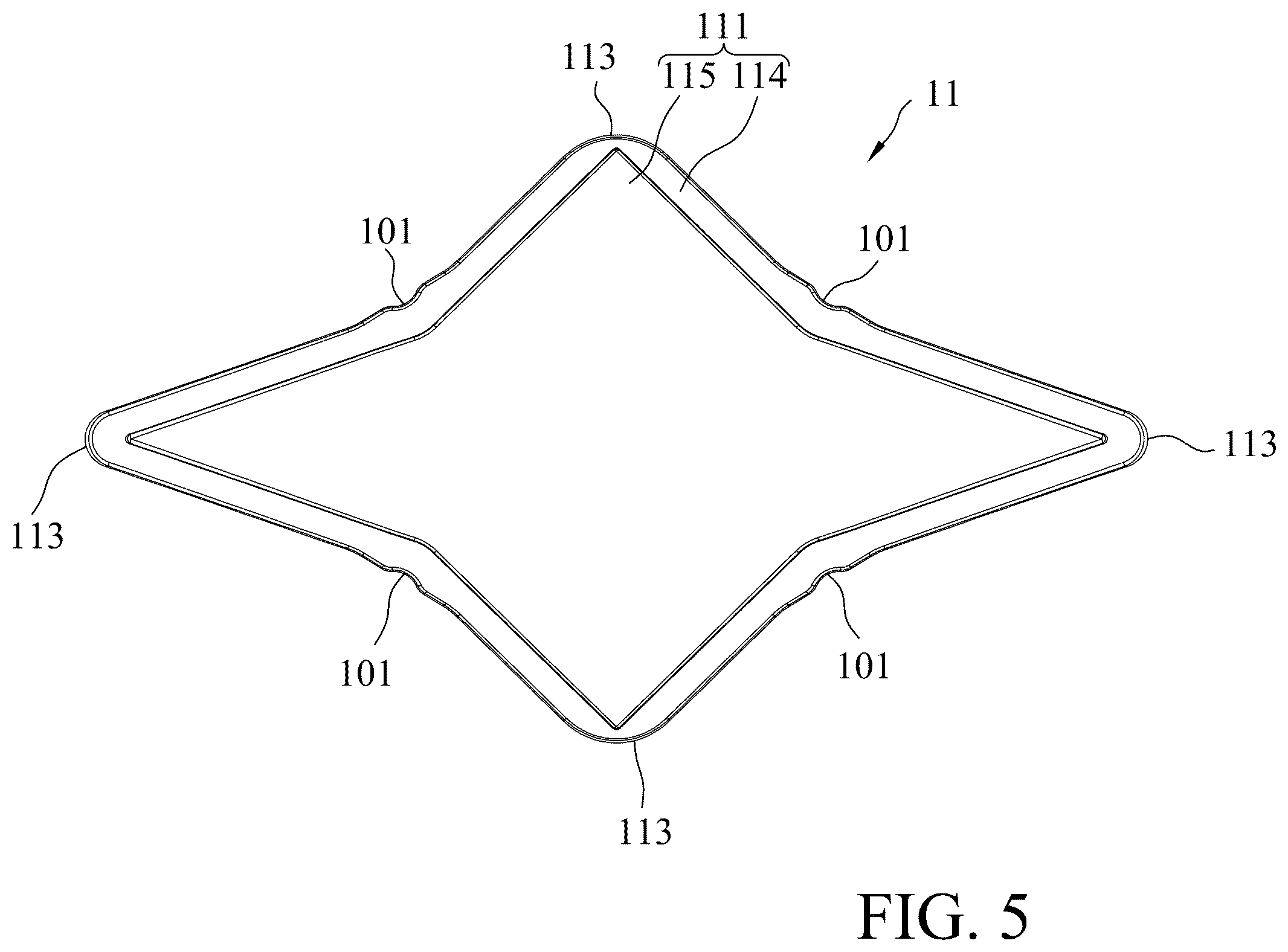 Patent US12492795 Figure 5 – Lens module and car light having the same