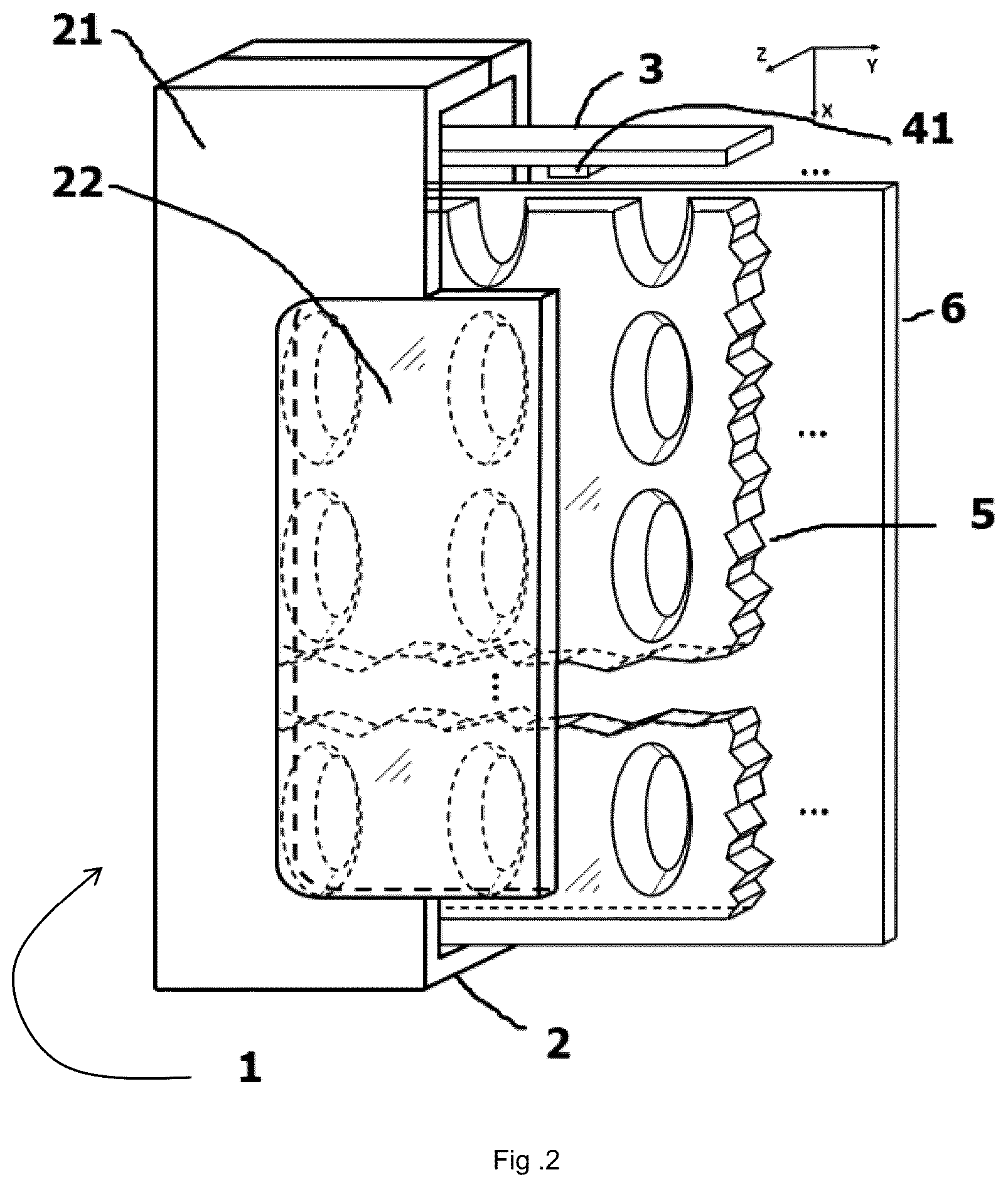 Patent US12492798 Figure 2 – Light guide designed for use in a vehicle