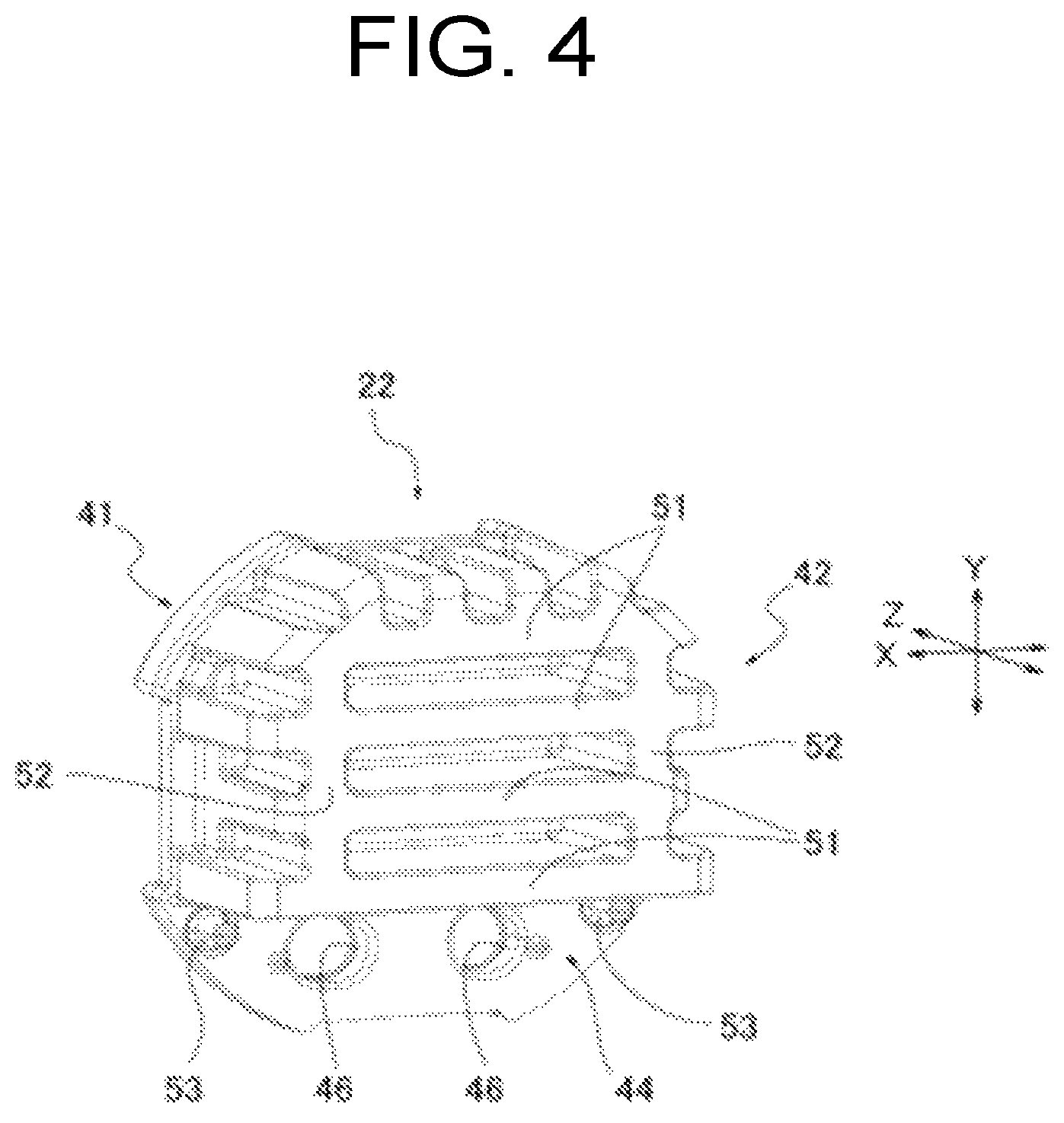 Patent US12492799 Figure 4 – Lighting fixture for vehicle