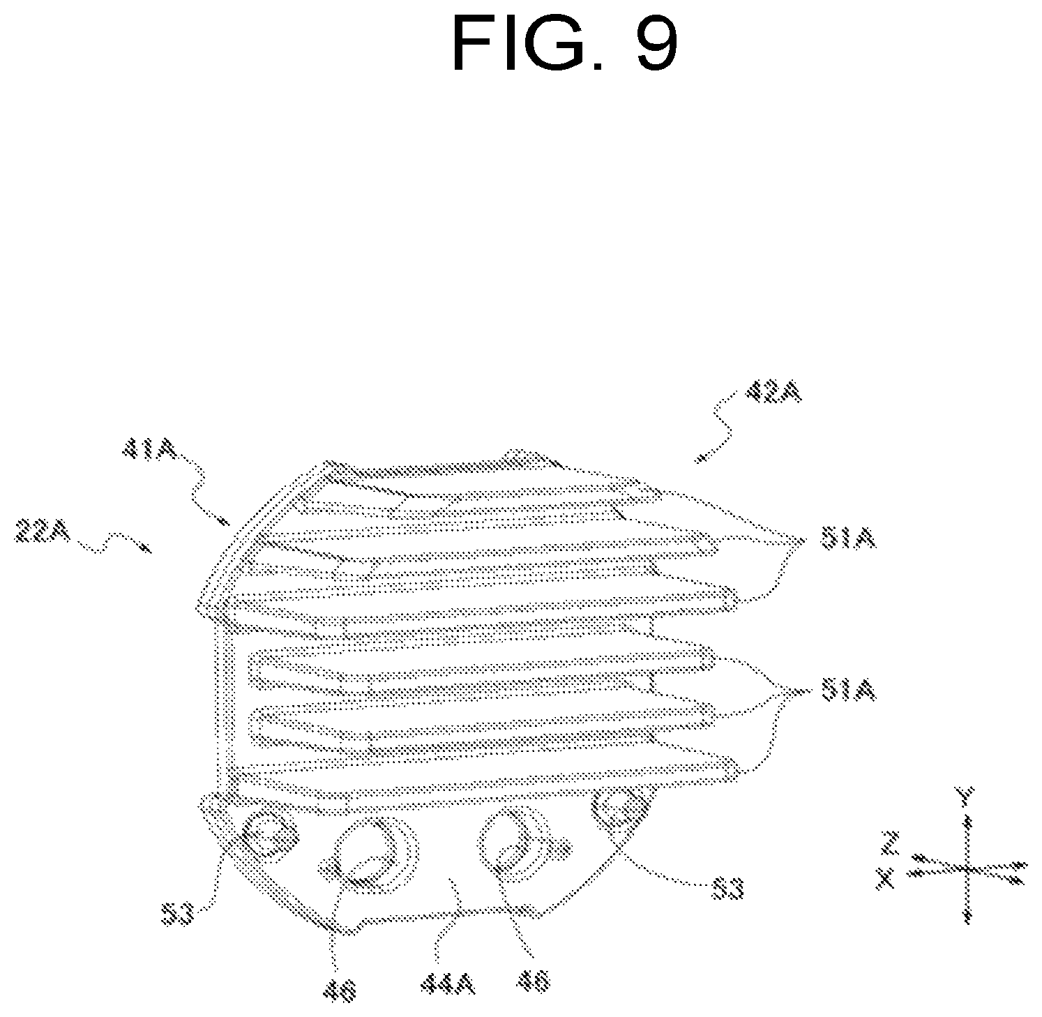 Patent US12492799 Figure 9 – Lighting fixture for vehicle