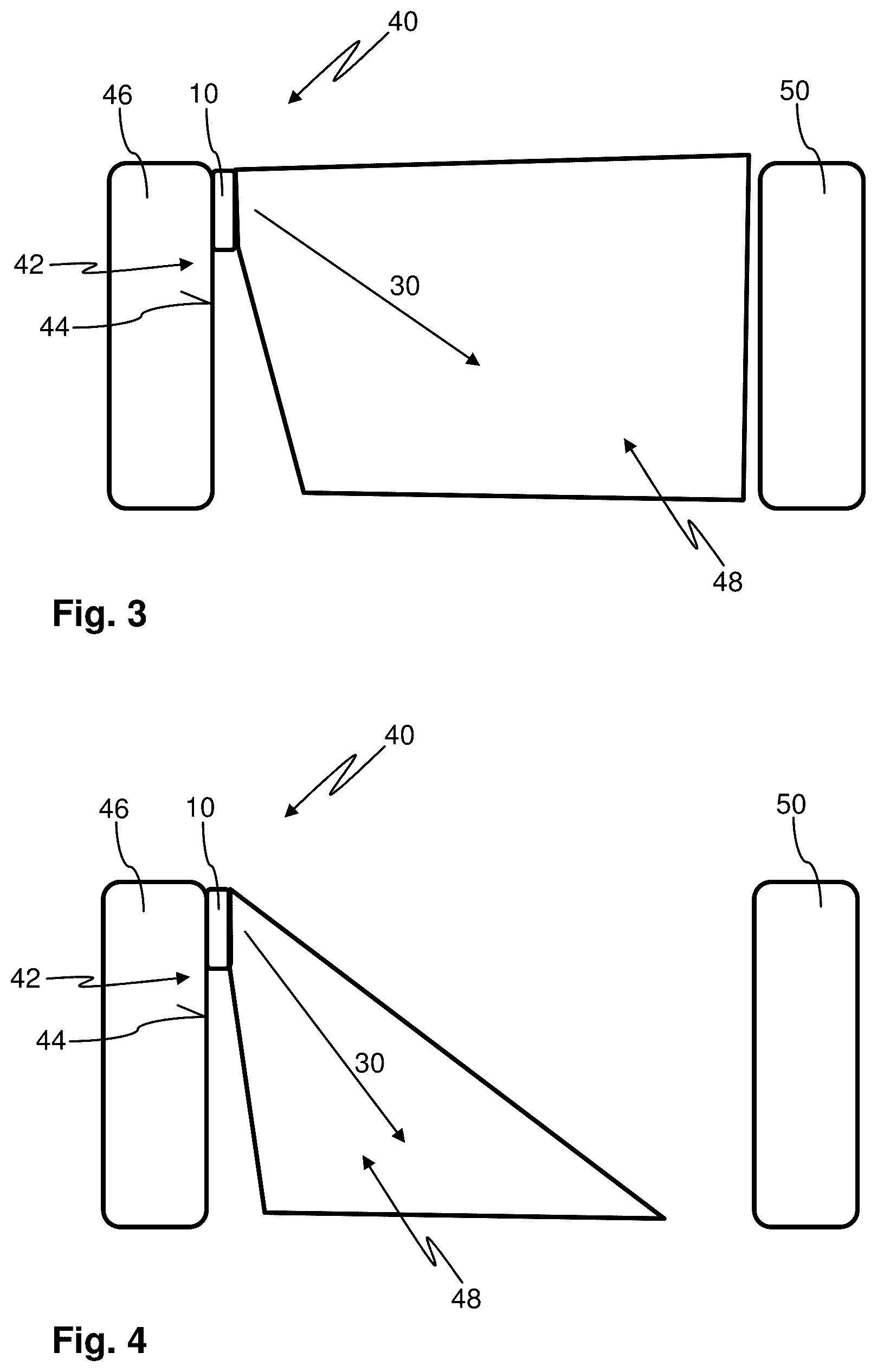Patent US12492801 Figure 3 – Luminous film for radiating light in a directed manner