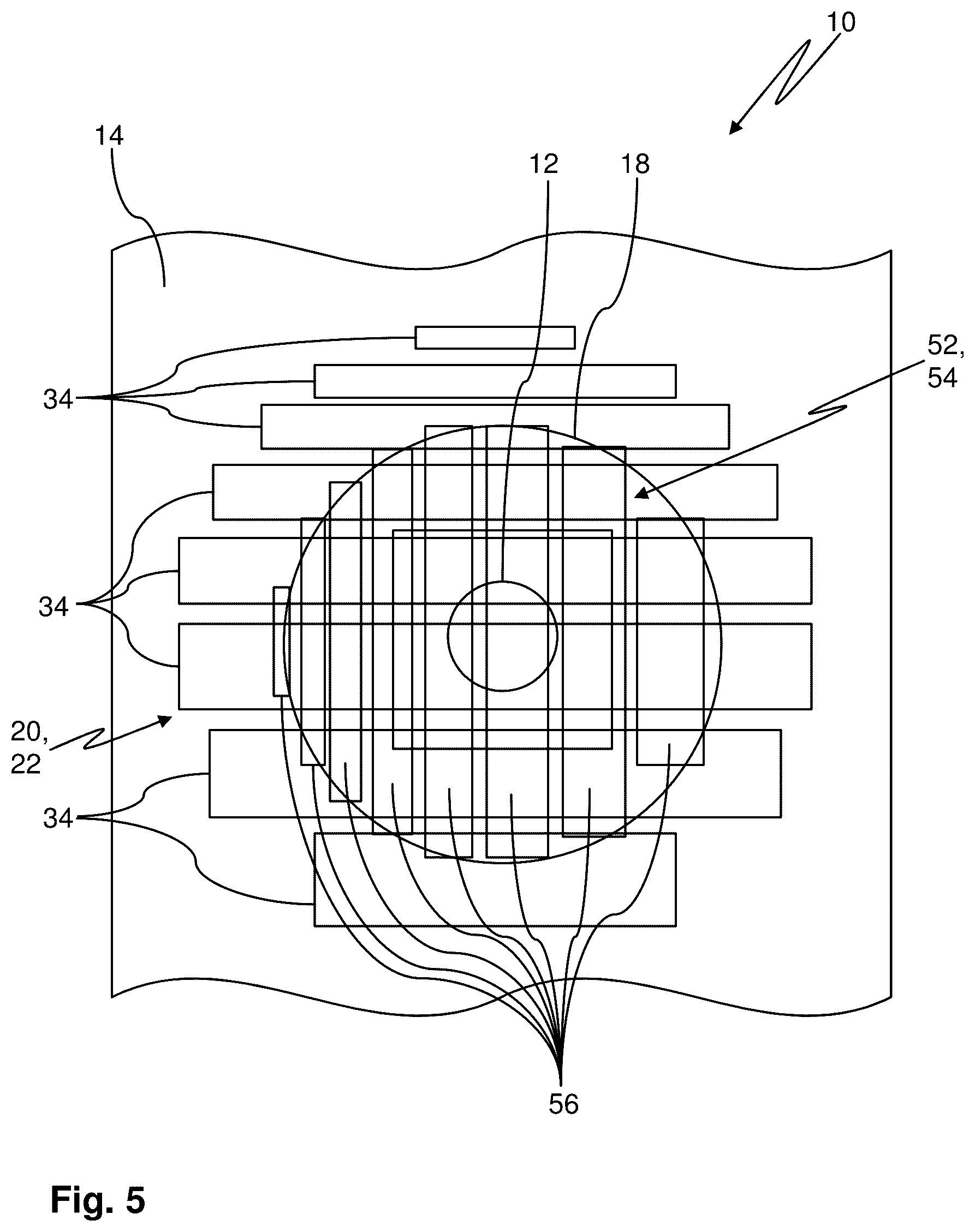 Patent US12492801 Figure 4 – Luminous film for radiating light in a directed manner