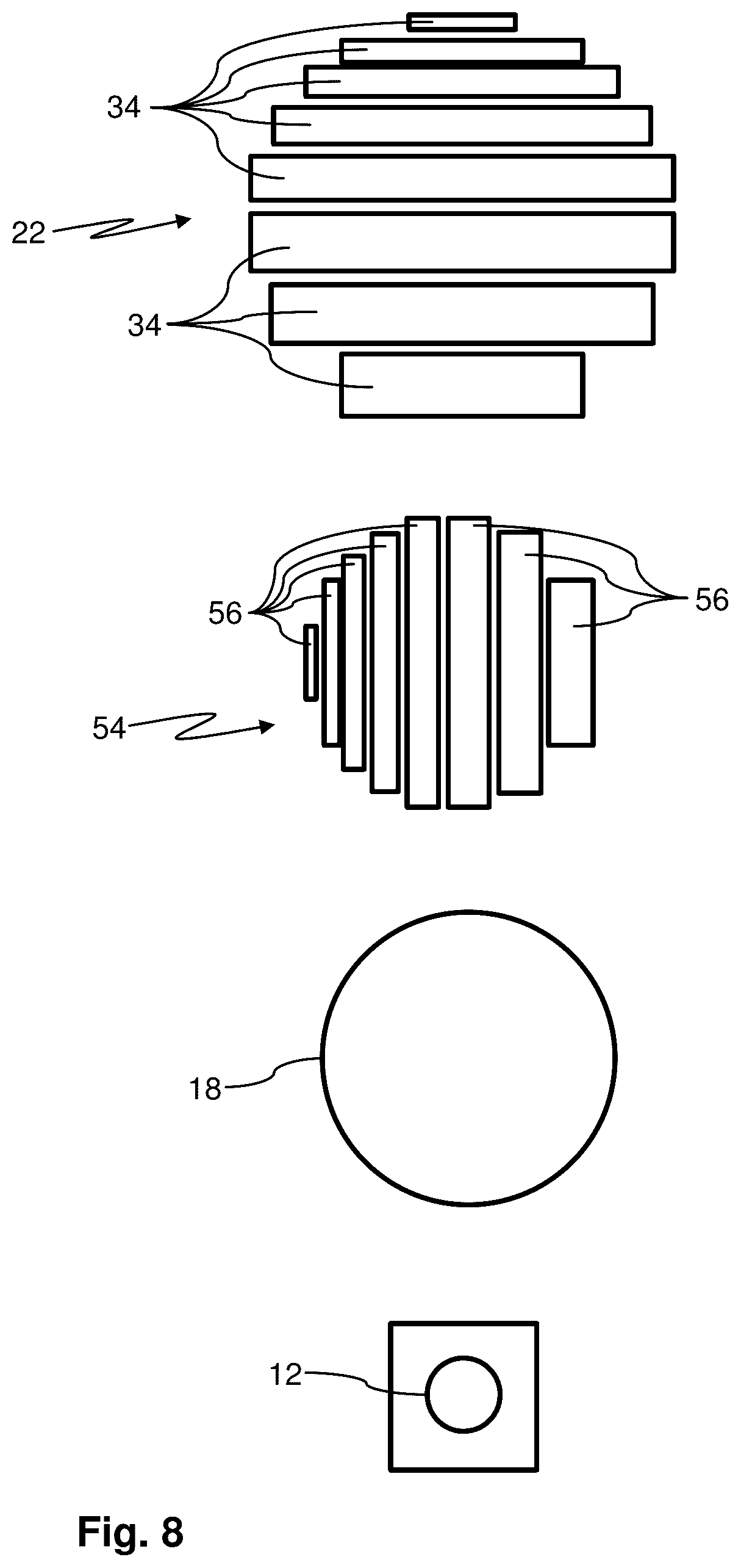 Patent US12492801 Figure 6 – Luminous film for radiating light in a directed manner