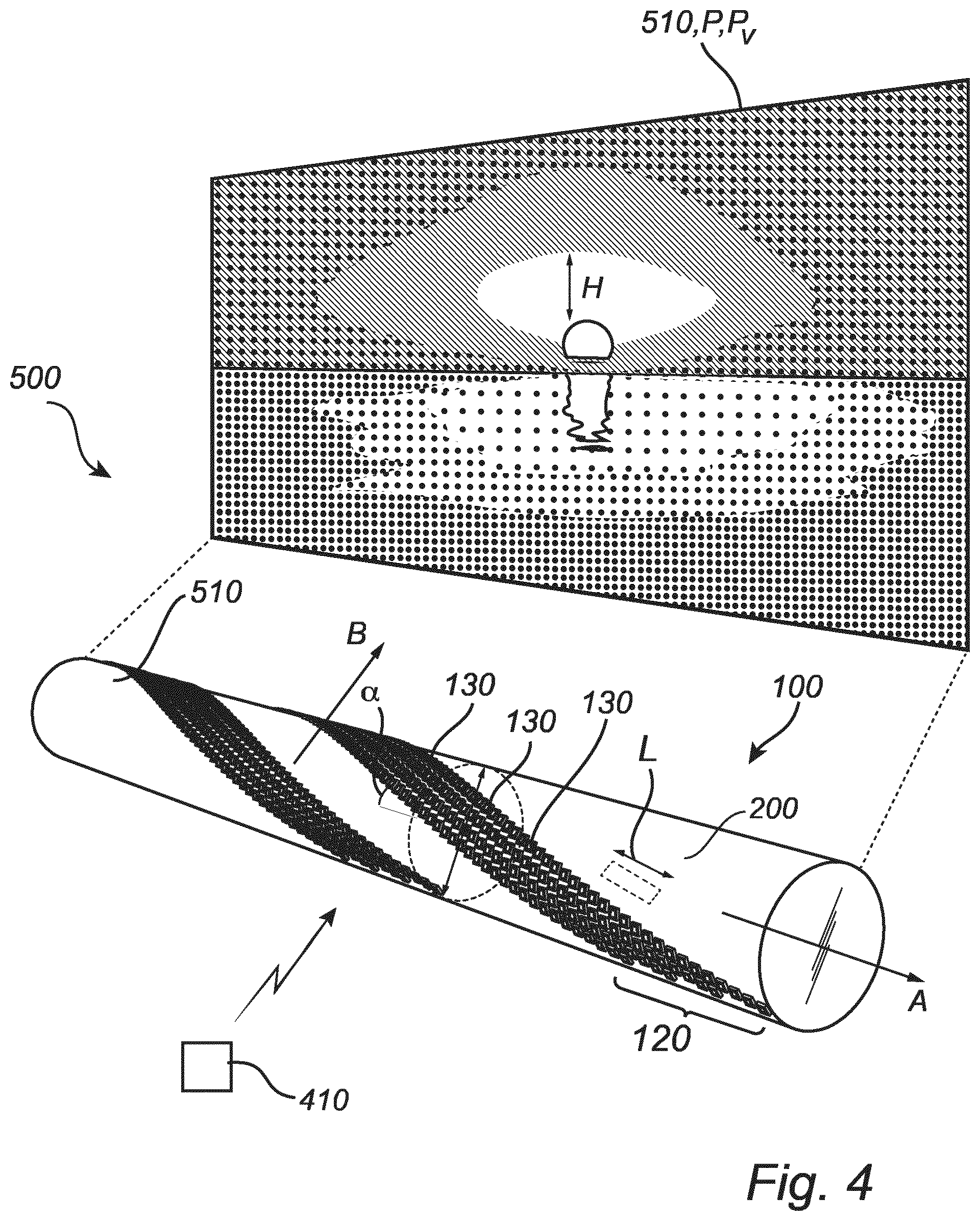 Patent US12492802 Figure 4 – Lighting arrangement for decorative lighting
