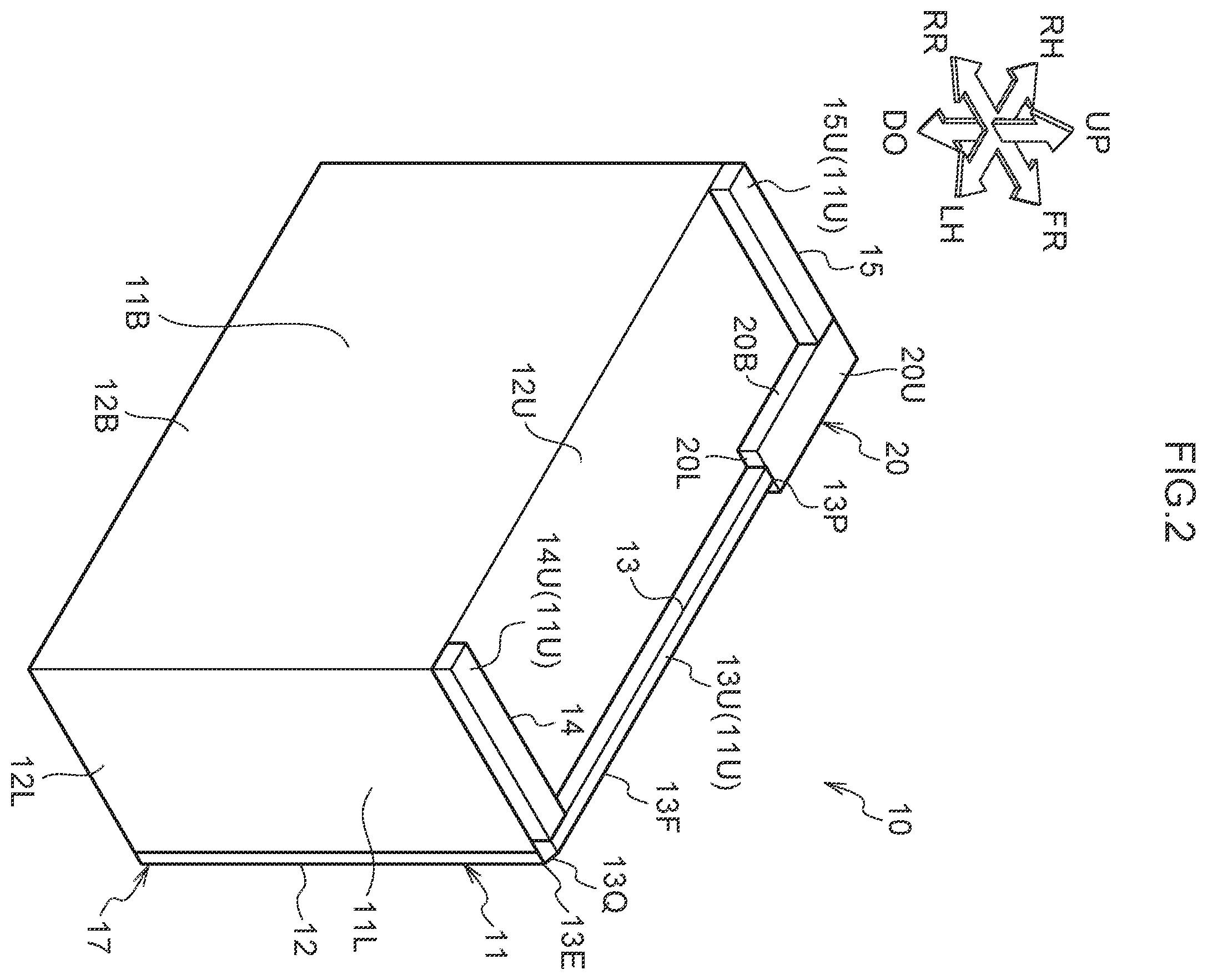 Patent US12492804 Figure 2 – Apparatus provided with lighting device and panel member provided with lighting device