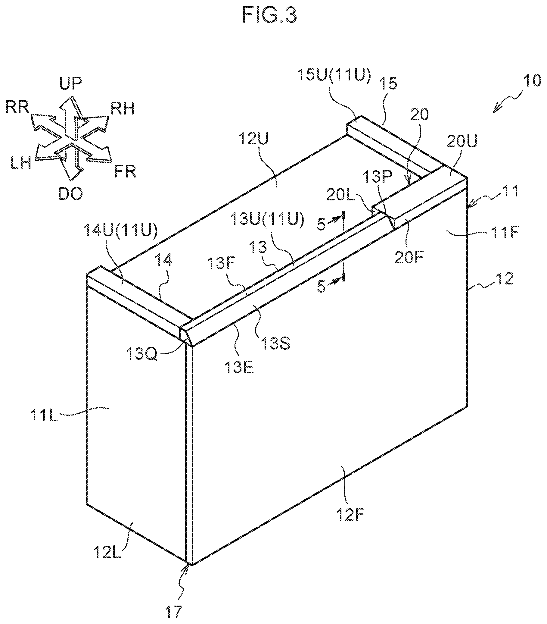 Patent US12492804 Figure 3 – Apparatus provided with lighting device and panel member provided with lighting device