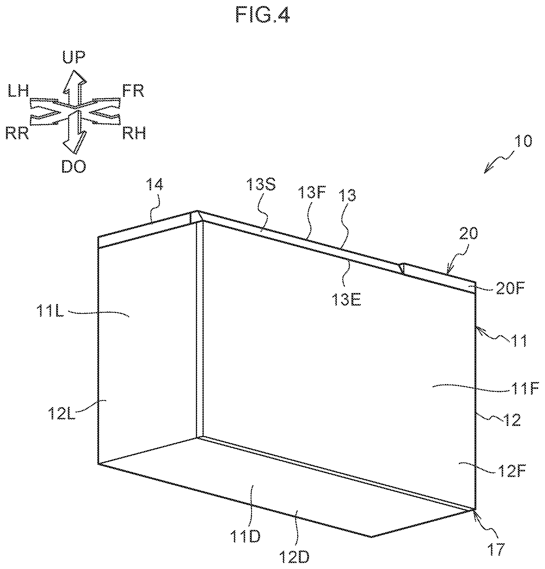 Patent US12492804 Figure 4 – Apparatus provided with lighting device and panel member provided with lighting device