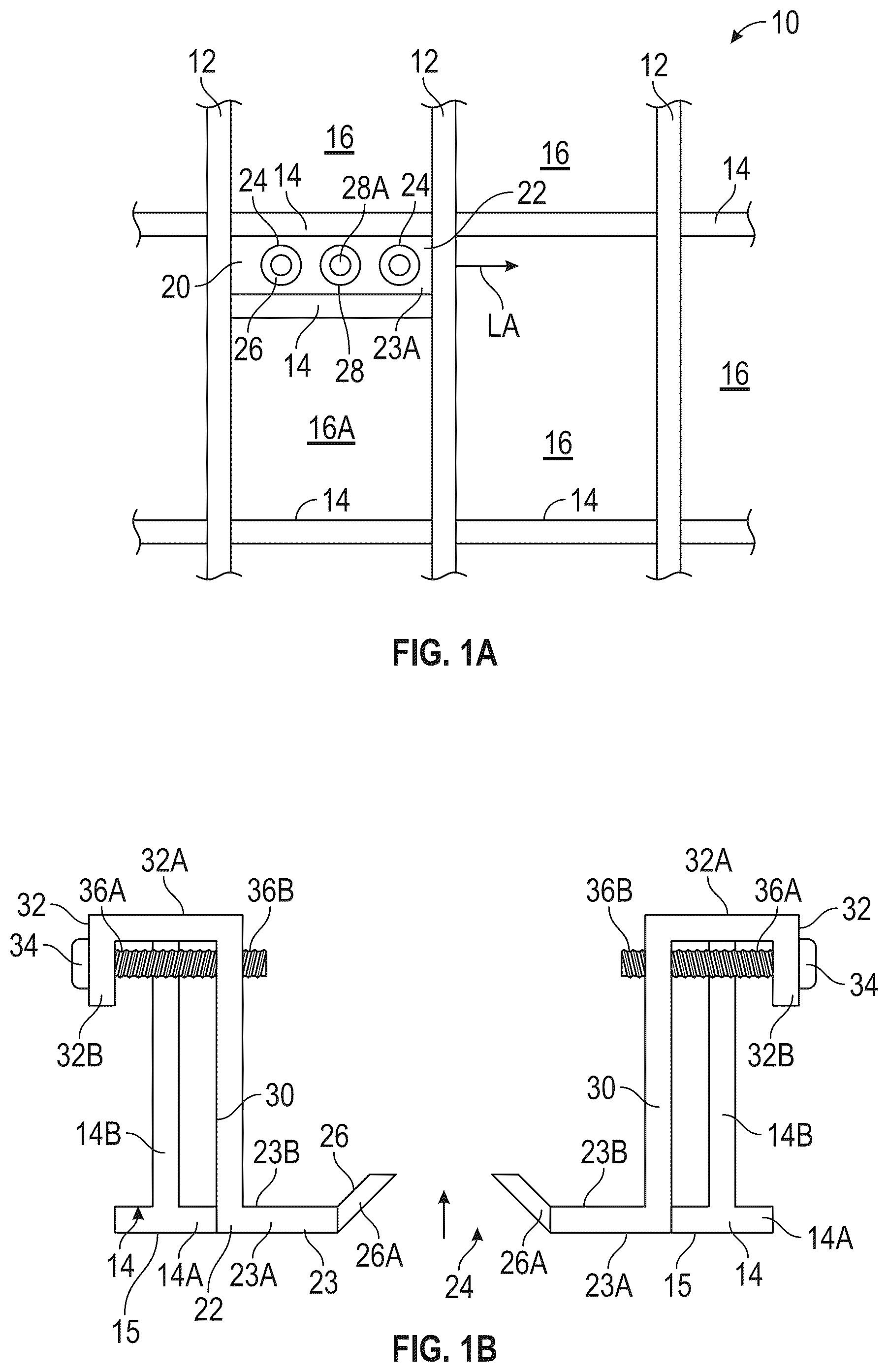 Patent US12492806 — Suspended ceiling system with a light fixture assembly — Figure 1
