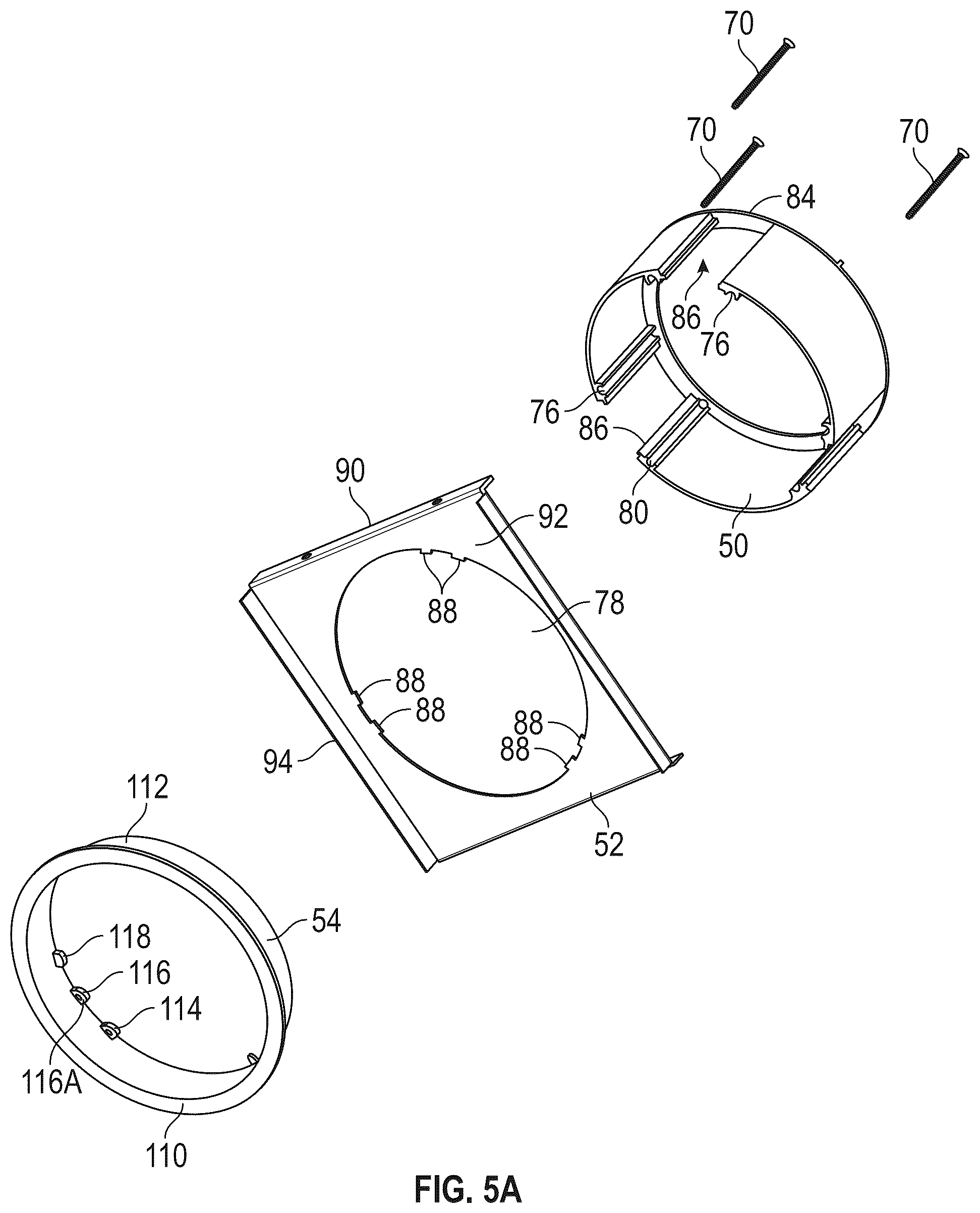 Patent US12492806 Figure 6 – Suspended ceiling system with a light fixture assembly