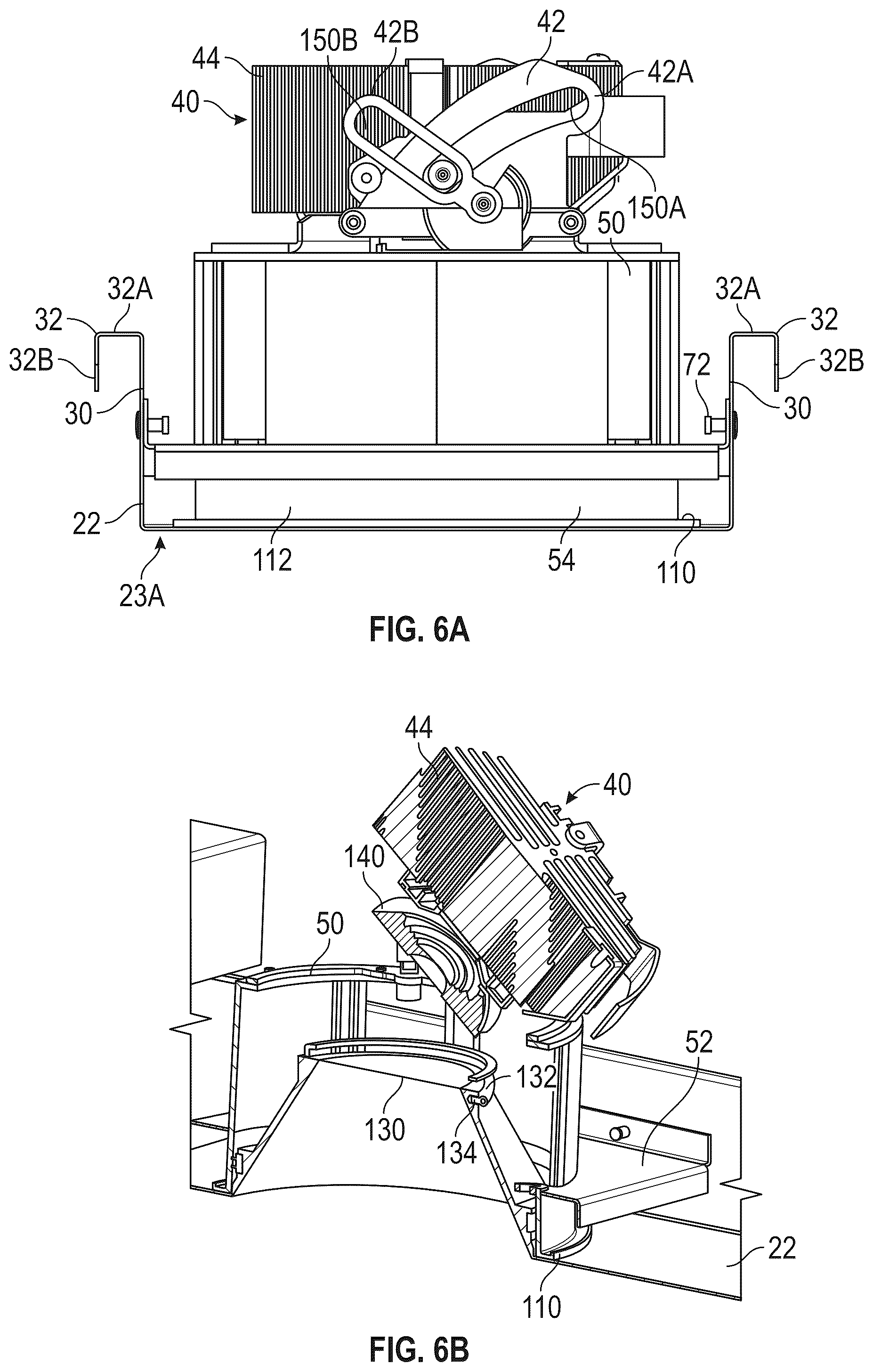 Patent US12492806 Figure 9 – Suspended ceiling system with a light fixture assembly