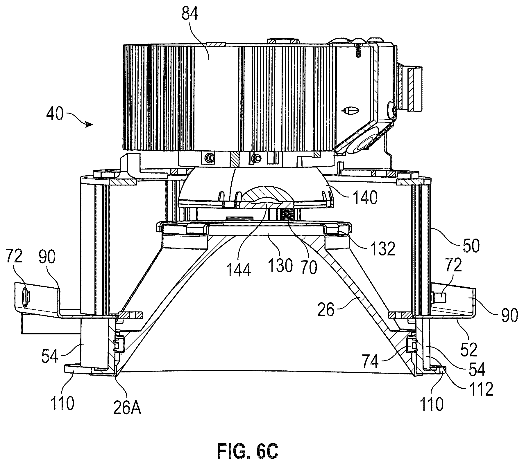Patent US12492806 Figure 10 – Suspended ceiling system with a light fixture assembly