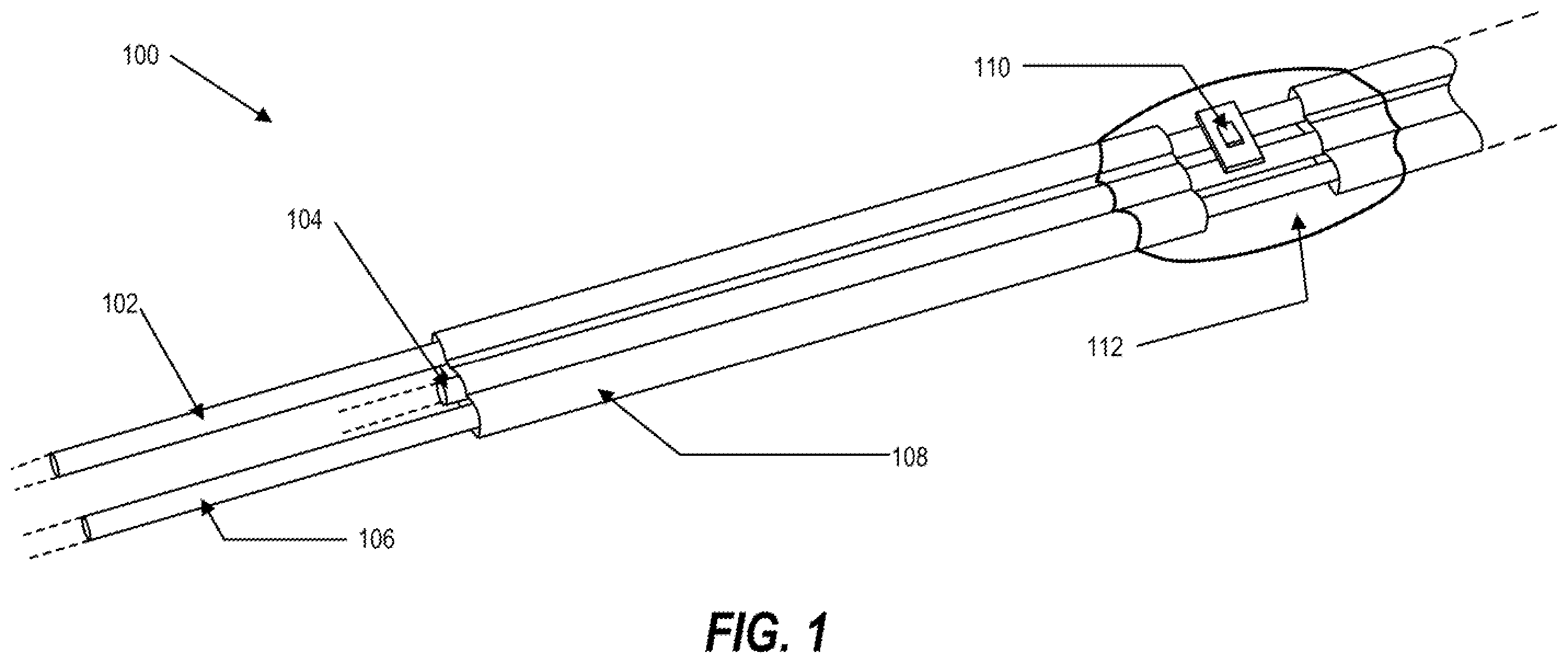 Patent US12492809 Figure 1 – LED light string with transparent and opaque coatings