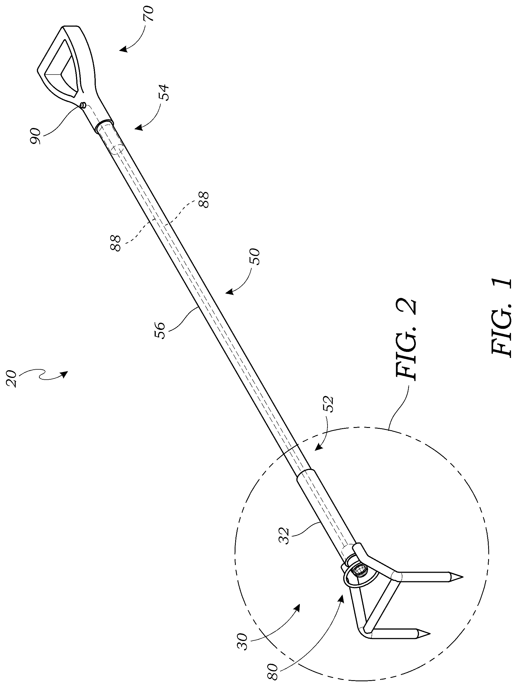 Patent US12492811 Figure 1 – Tool with integrated light