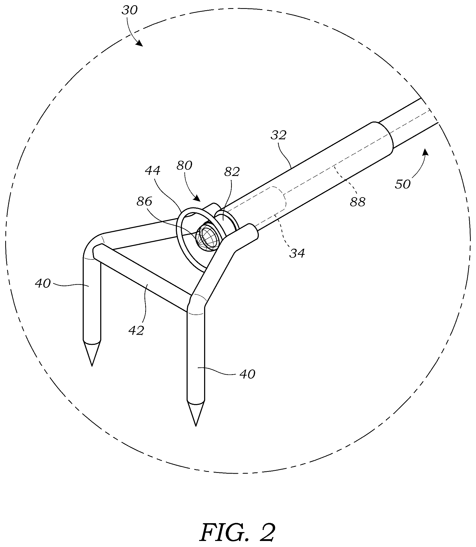 Patent US12492811 Figure 2 – Tool with integrated light