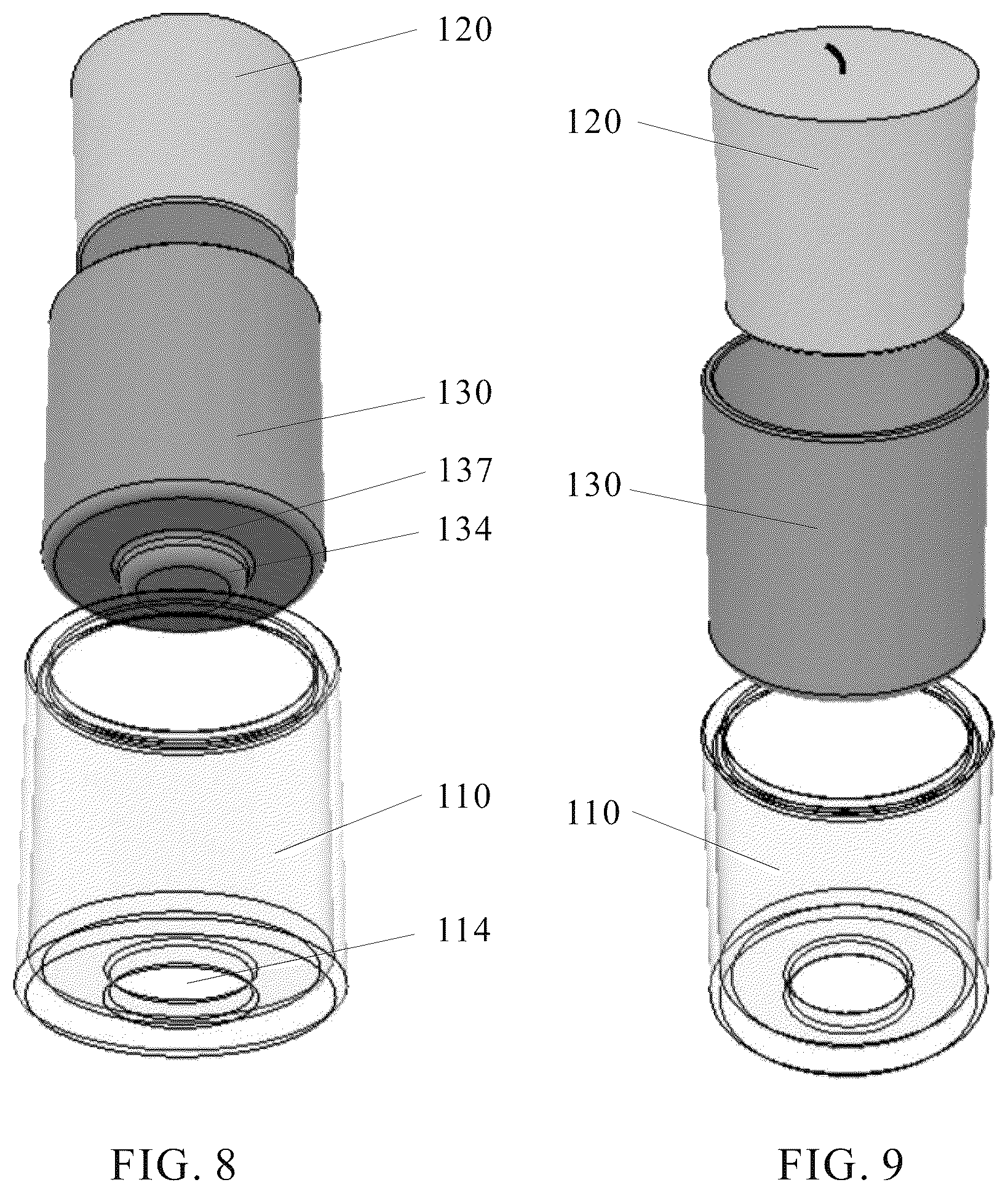 Patent US12492812 Figure 6 – Reusable wax candle holder and methods