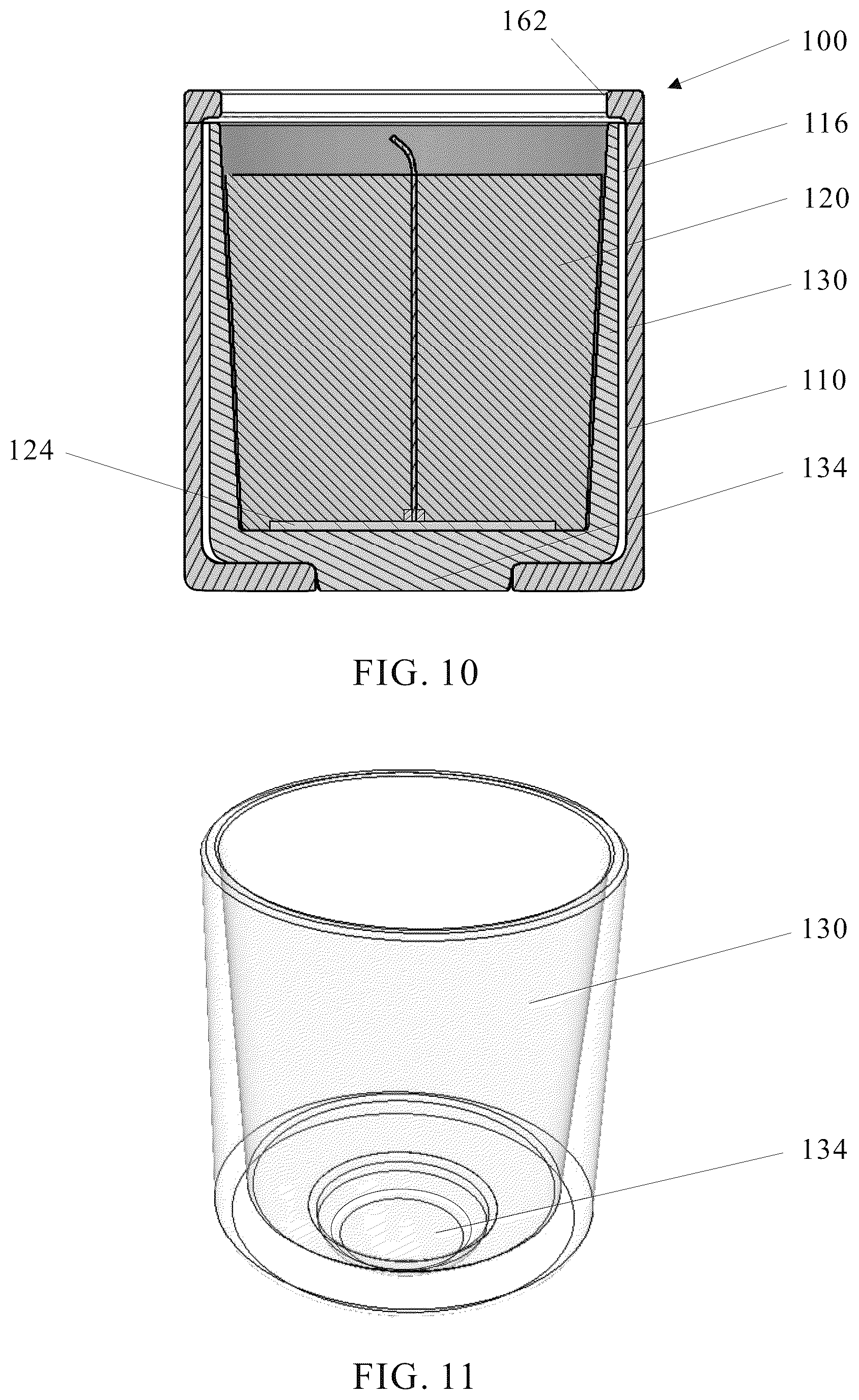 Patent US12492812 Figure 7 – Reusable wax candle holder and methods