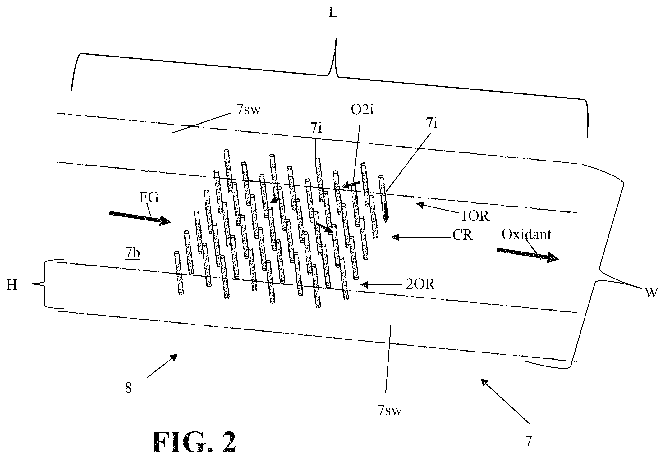 Patent US12492815 Figure 2 – Apparatus and process for oxidant formation