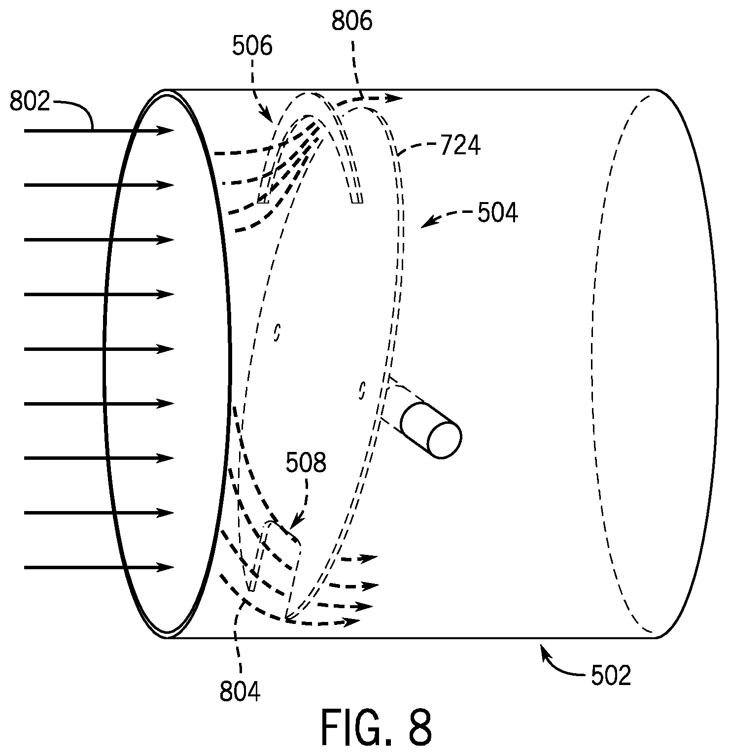 Patent US12492816 Figure 8 – High turndown combustion system and method