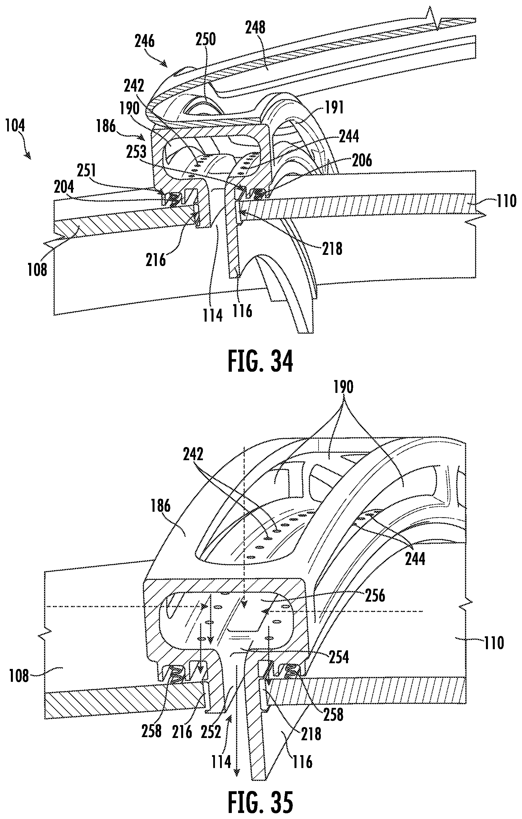 Patent US12492821 Figure 12 – Combustor for a gas turbine engine