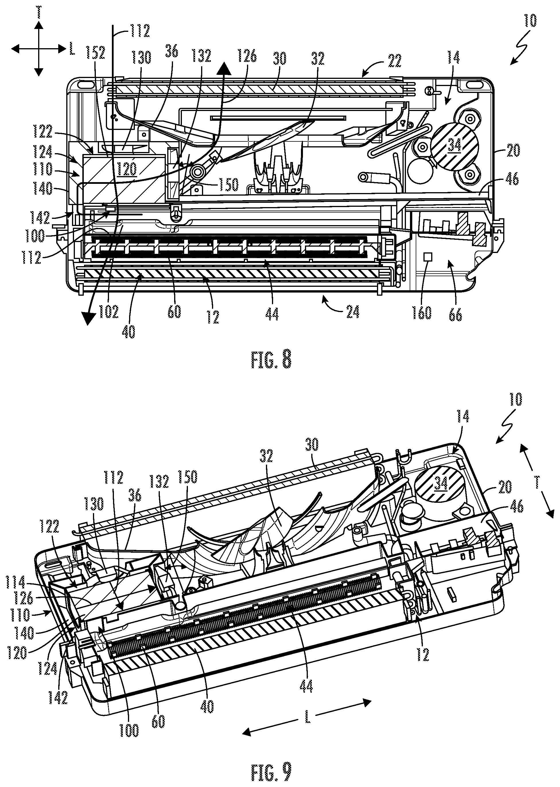Patent US12492827 Figure 8 – Energy recovery in a make-up air module of an air conditioner appliance