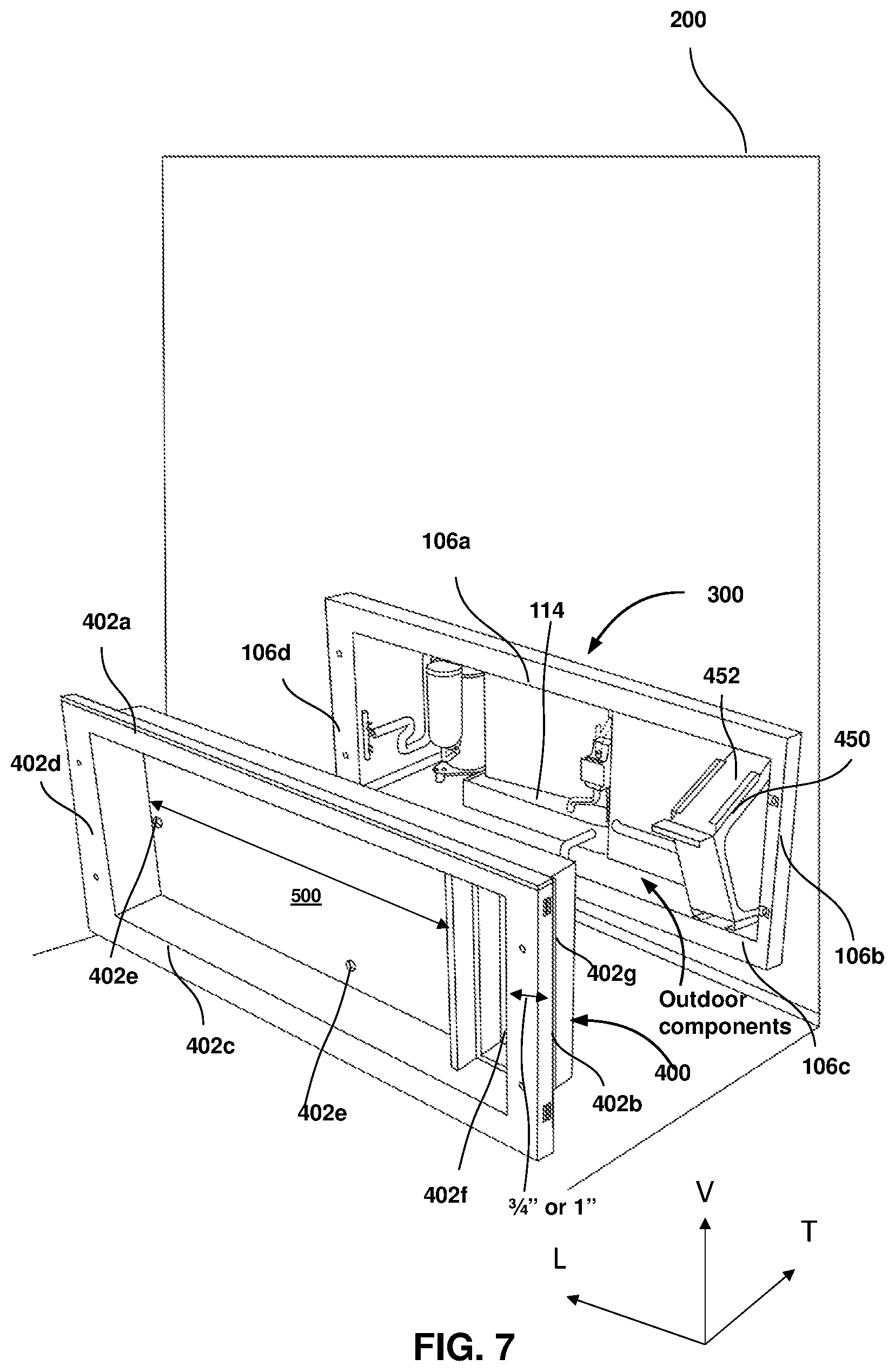 Patent US12492828 Figure 11 – Compact, leakless, and power-efficient packaged terminal air conditioner (PTAC) with an evaporating element for the meltwater
