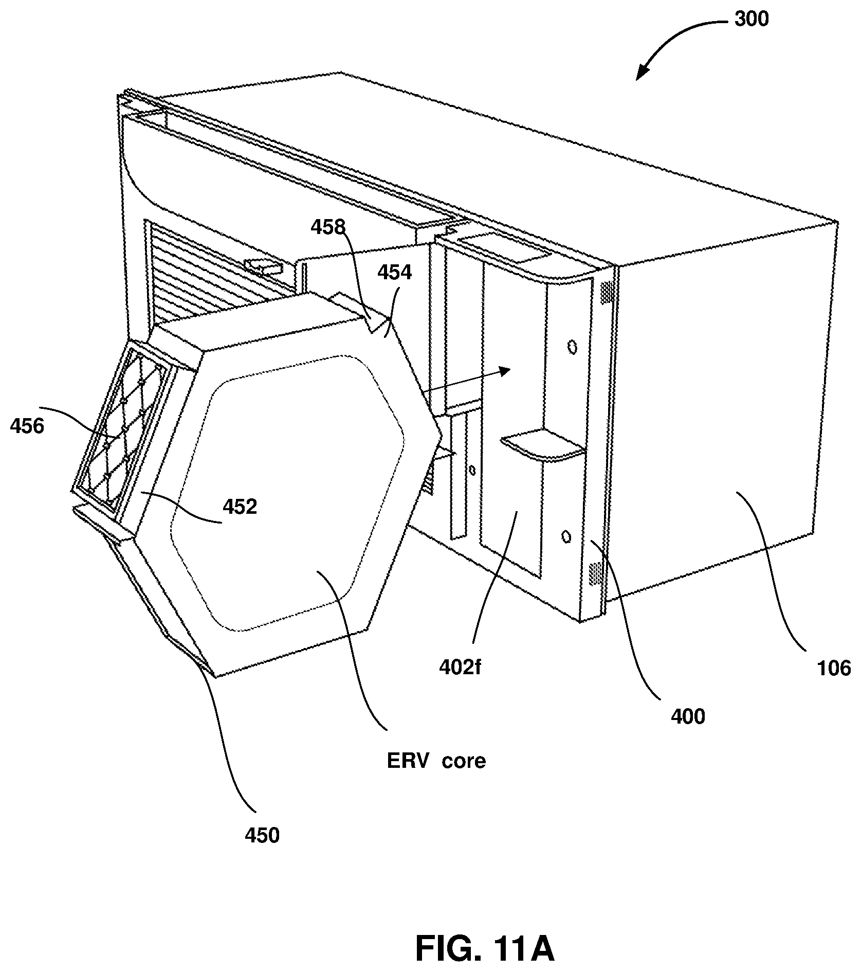 Patent US12492828 Figure 15 – Compact, leakless, and power-efficient packaged terminal air conditioner (PTAC) with an evaporating element for the meltwater