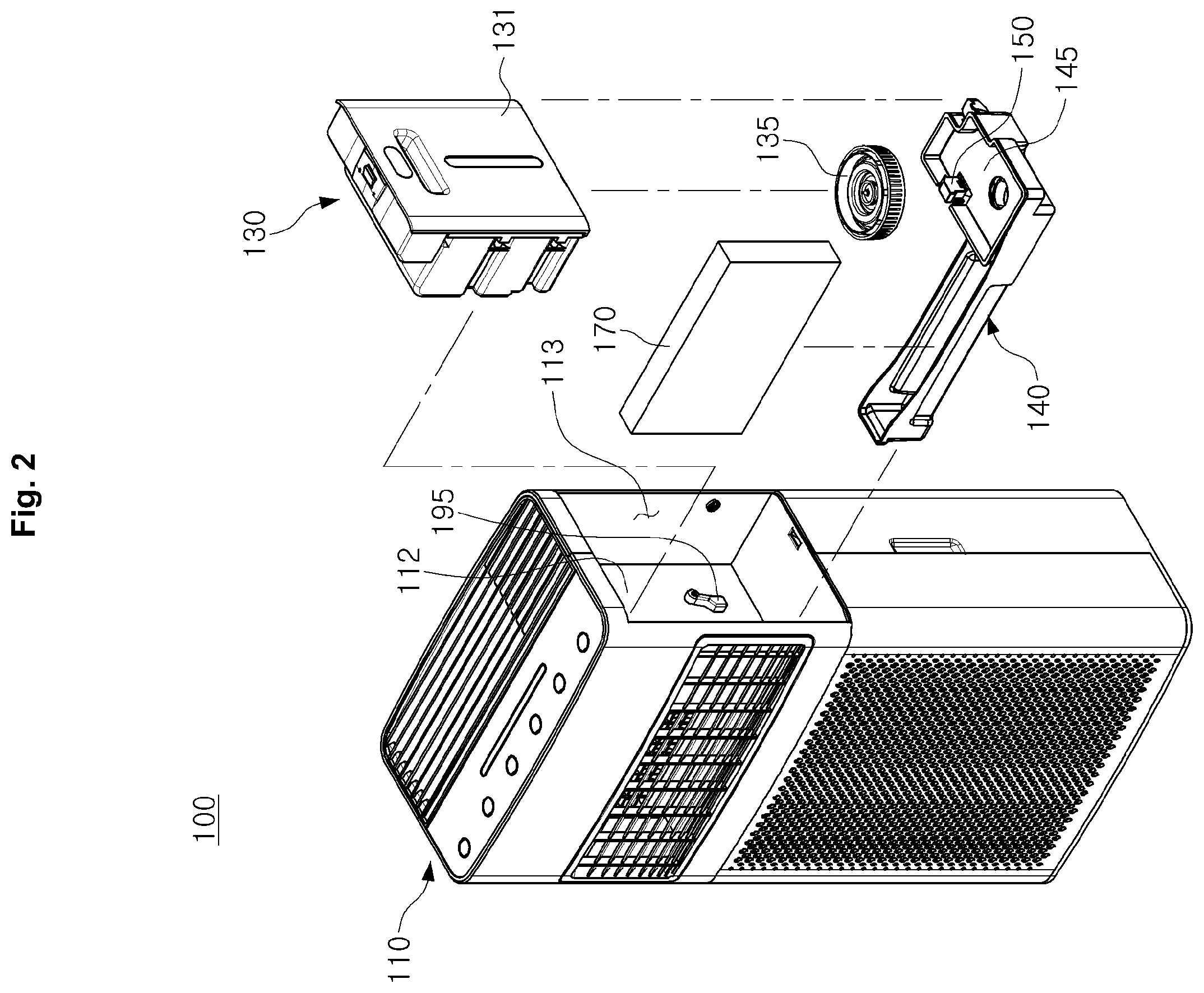 Patent US12492830 Figure 2 – Humidifier