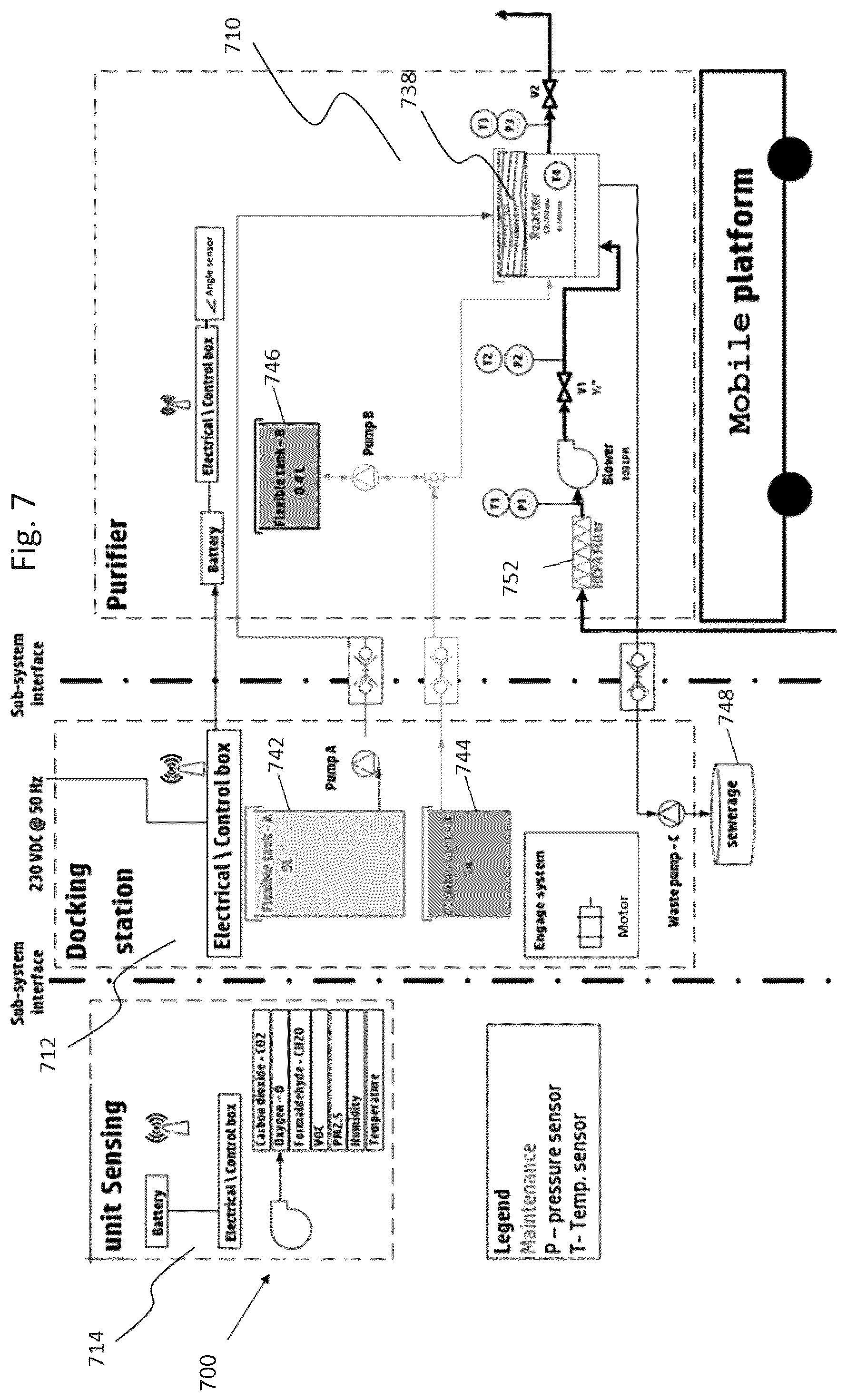 Patent US12492832 Figure 9 – Method and apparatus for purifying air from biological agents and volatile organic compounds